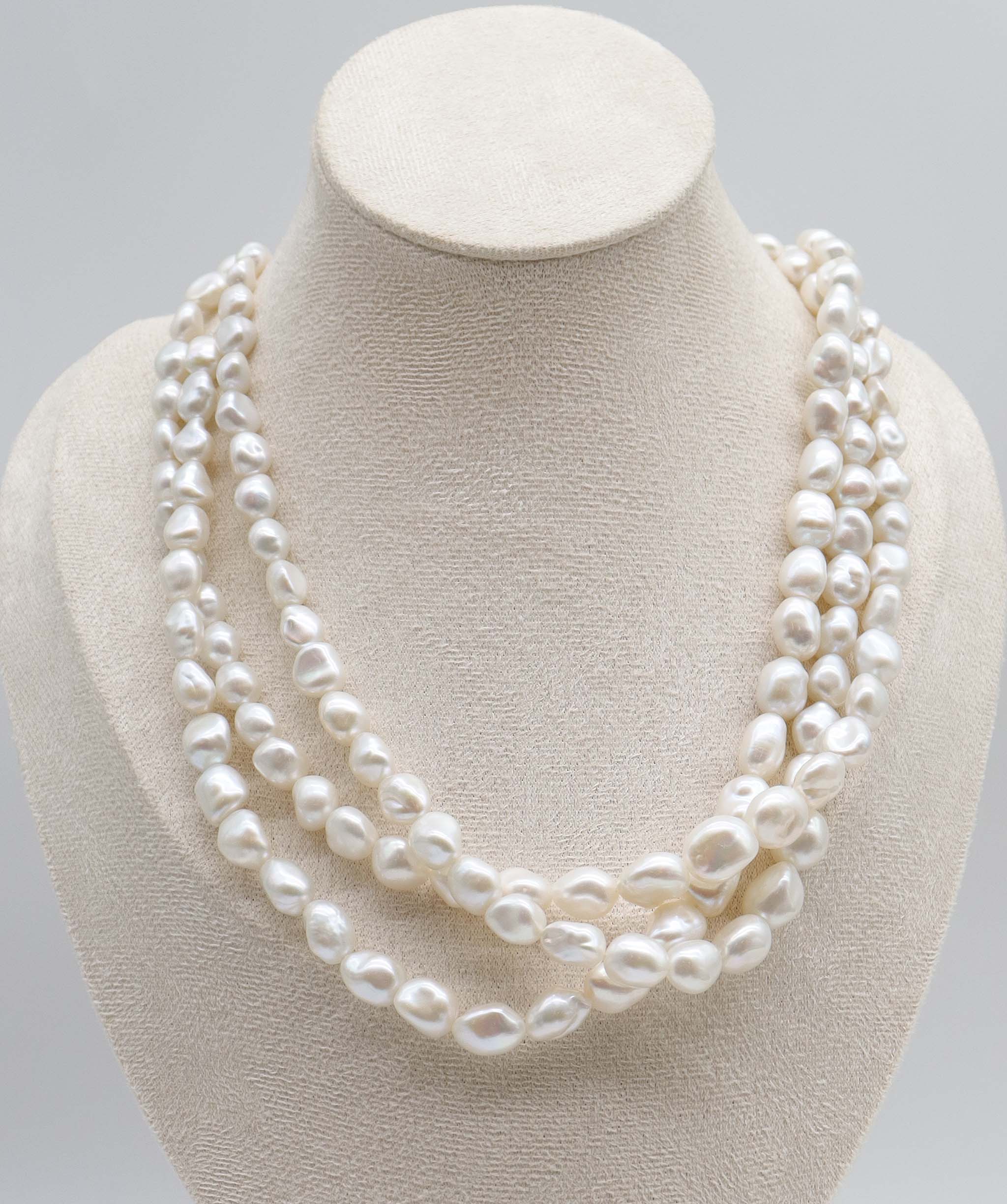 Luxury Promise Baroque Silver Pearls DXBCS3366