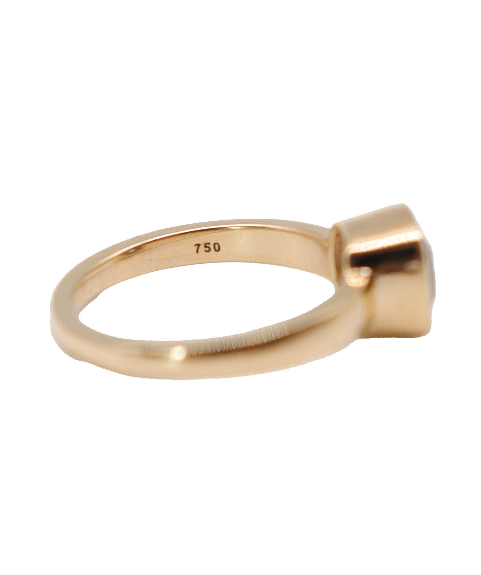 Luxury Promise bezel ring yg 1.65cts spinel us7 DXBD0296