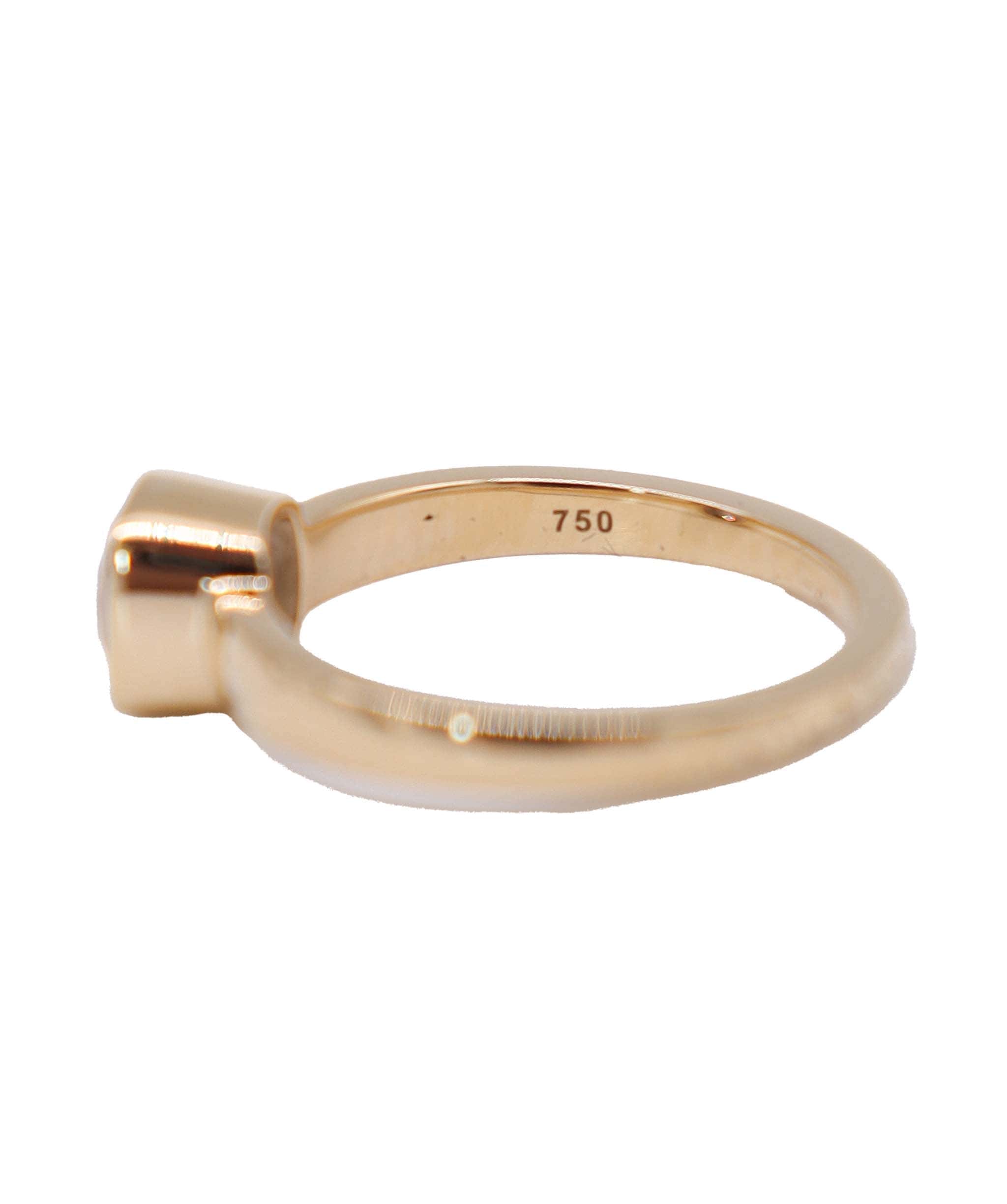 Luxury Promise bezel yg ring 1.23cts spinel us7 DXBD0284