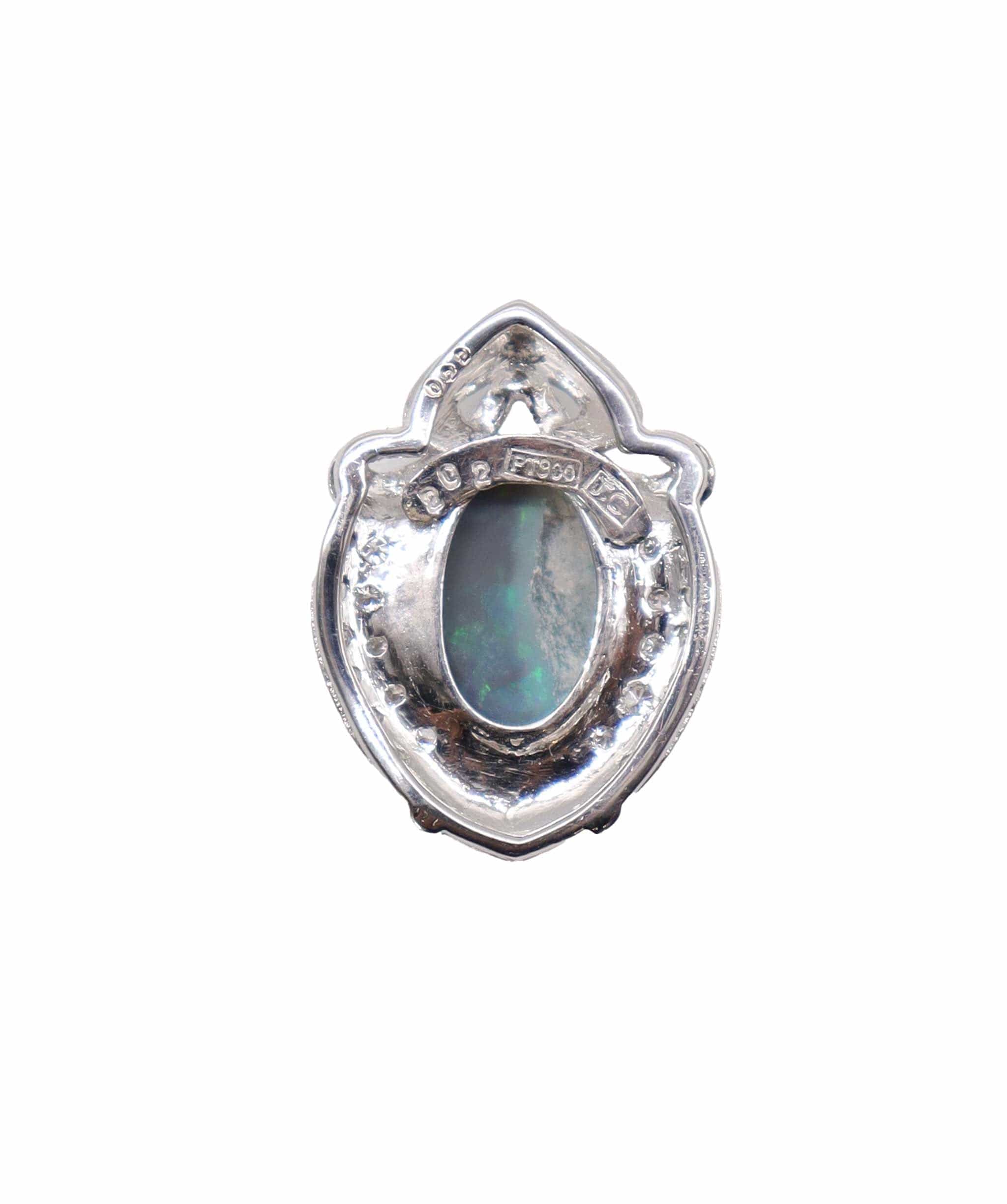 Luxury Promise Black Opal pendant DXBS4567