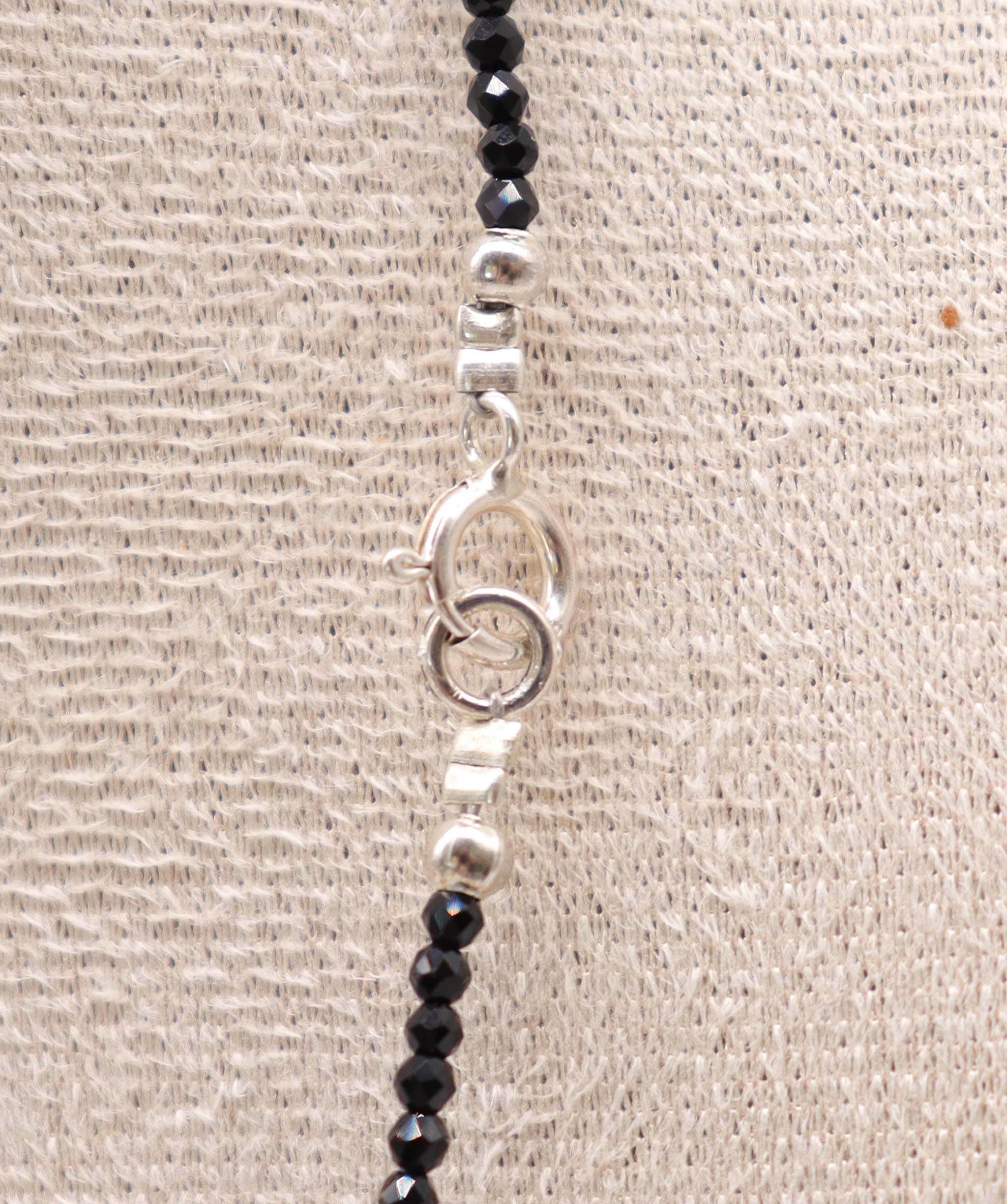Luxury Promise Black spinel necklace RDC0683
