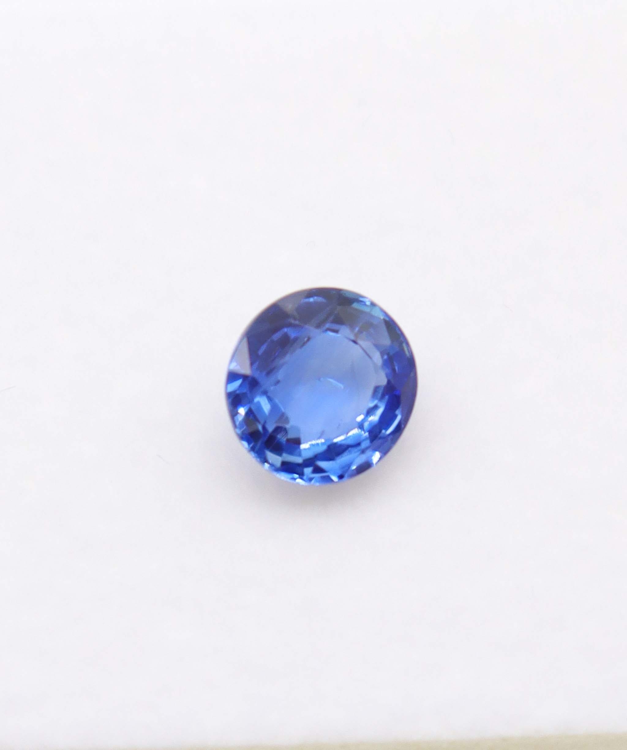 Luxury Promise Blue Sapphire 2.55 Natural Heated MS8309