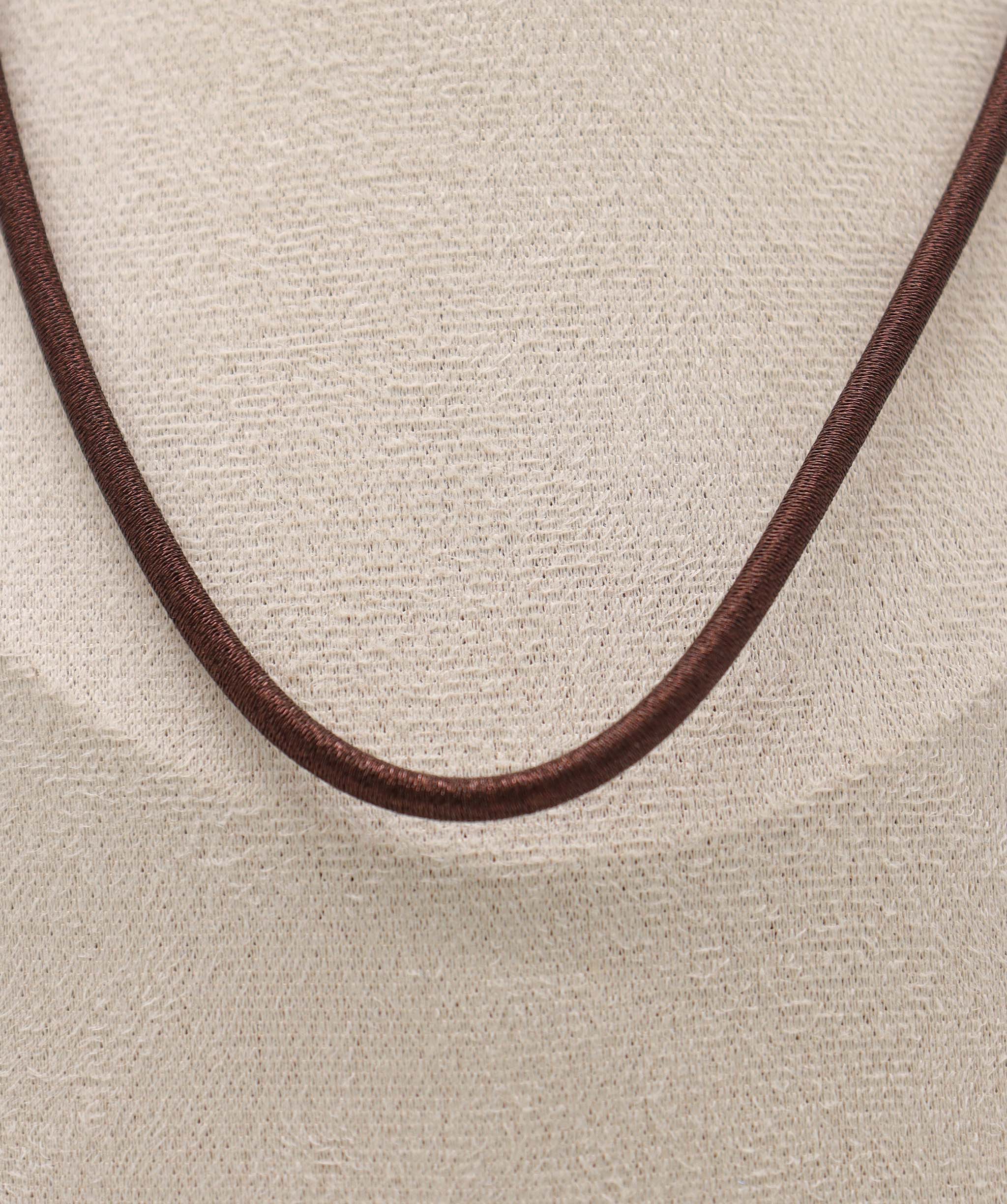 Luxury Promise Brown cord made of Japanese Silk DXBD0179