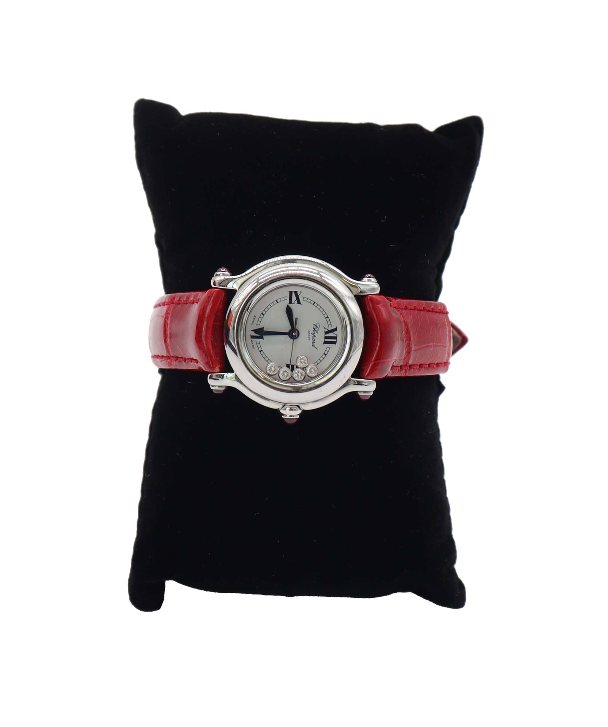 Luxury Promise Chopard Happy Sports Combi 27 8246 21 Women's Watch 5P Diamond White Gold Quartz Happy Sports Chopard DXBS6587