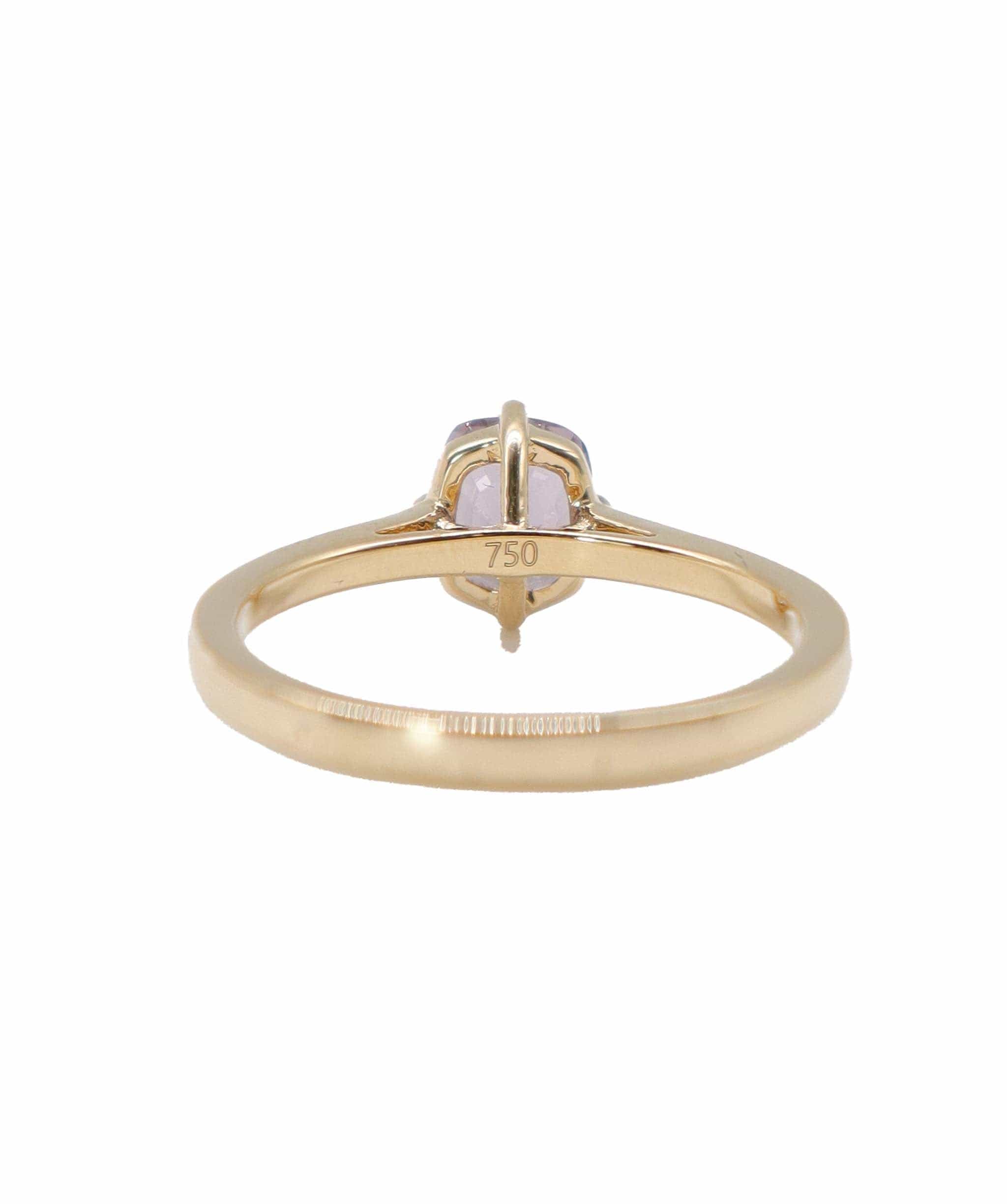 Luxury Promise claw prong yg ring 1.26cts spinel us7 DXBD0405