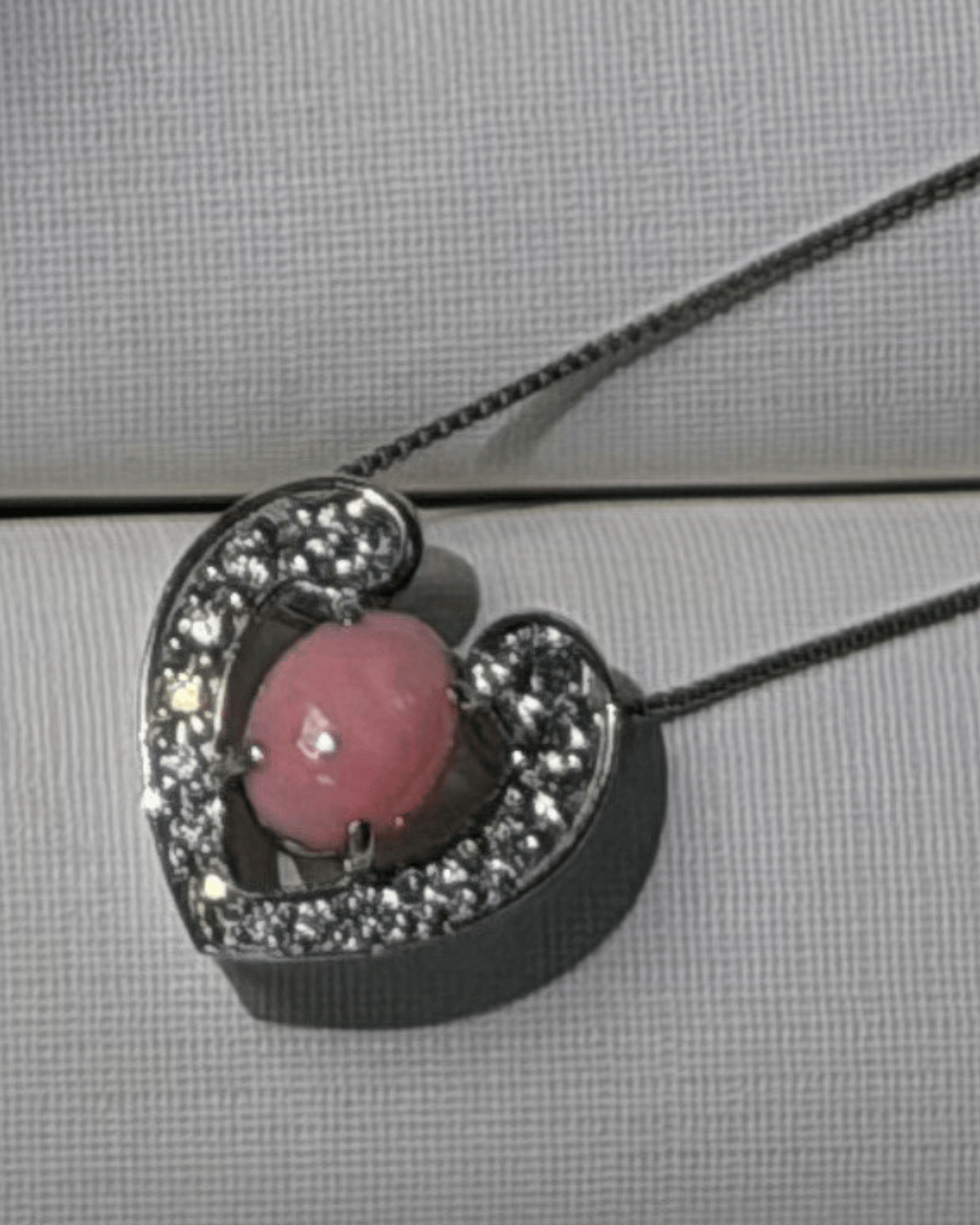 Luxury Promise Conch Pearl Necklace in PT900 / 4.78g, Pearl 1.24ct, D0.24ct 2932 JJC0157