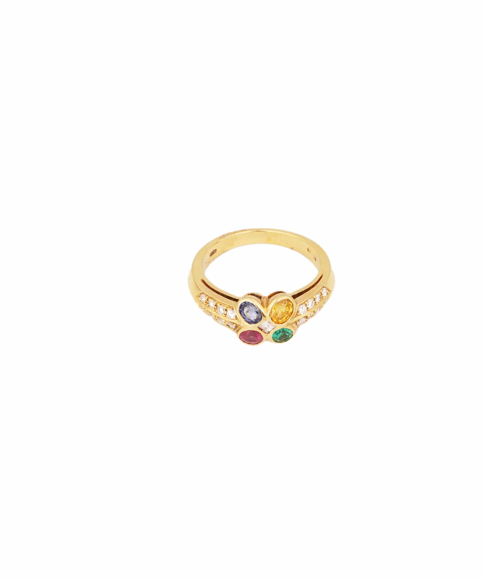 Luxury Promise Diamond and Gem-Set Ring WAHA409