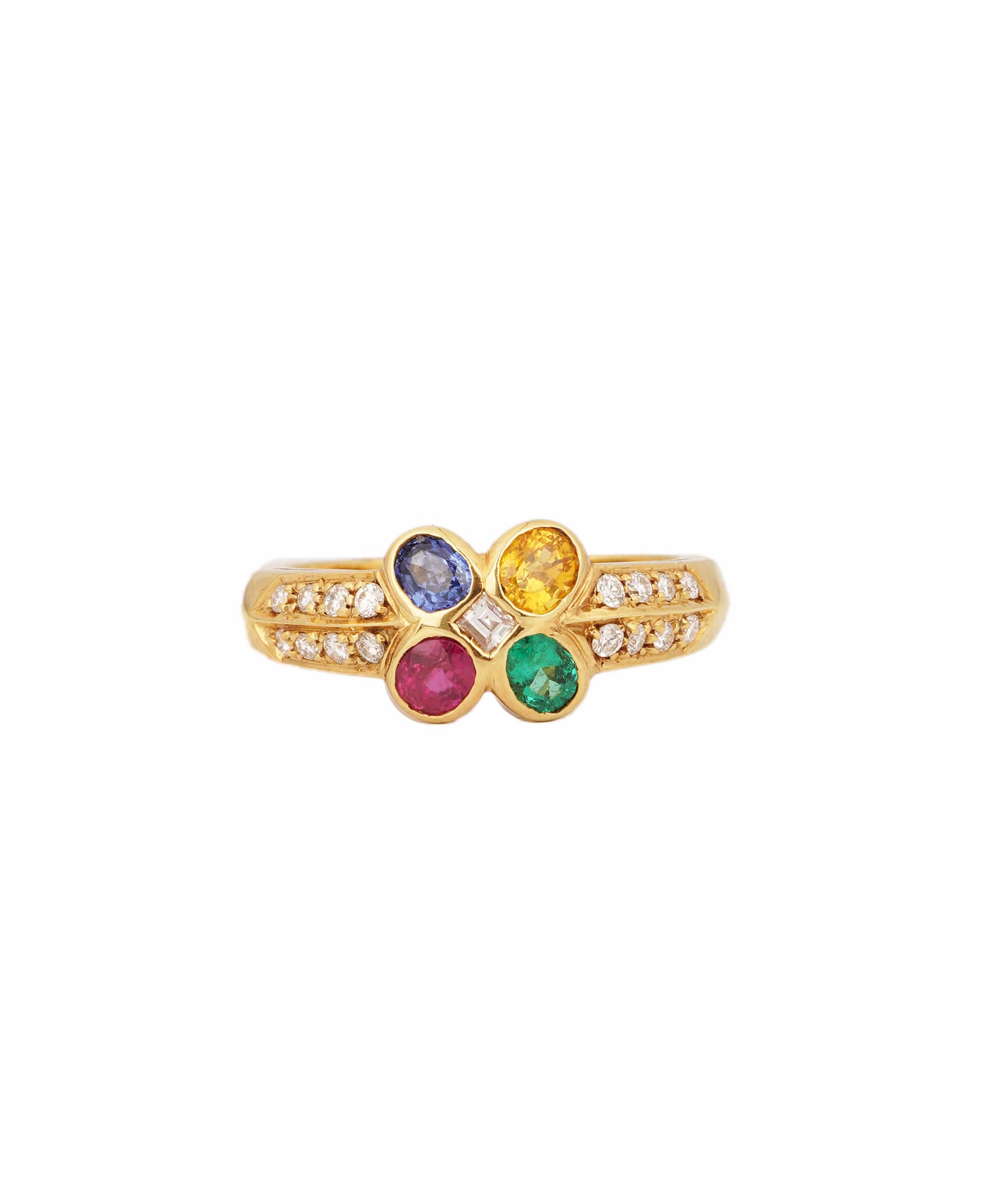 Luxury Promise Diamond and Gem-Set Ring WAHA409