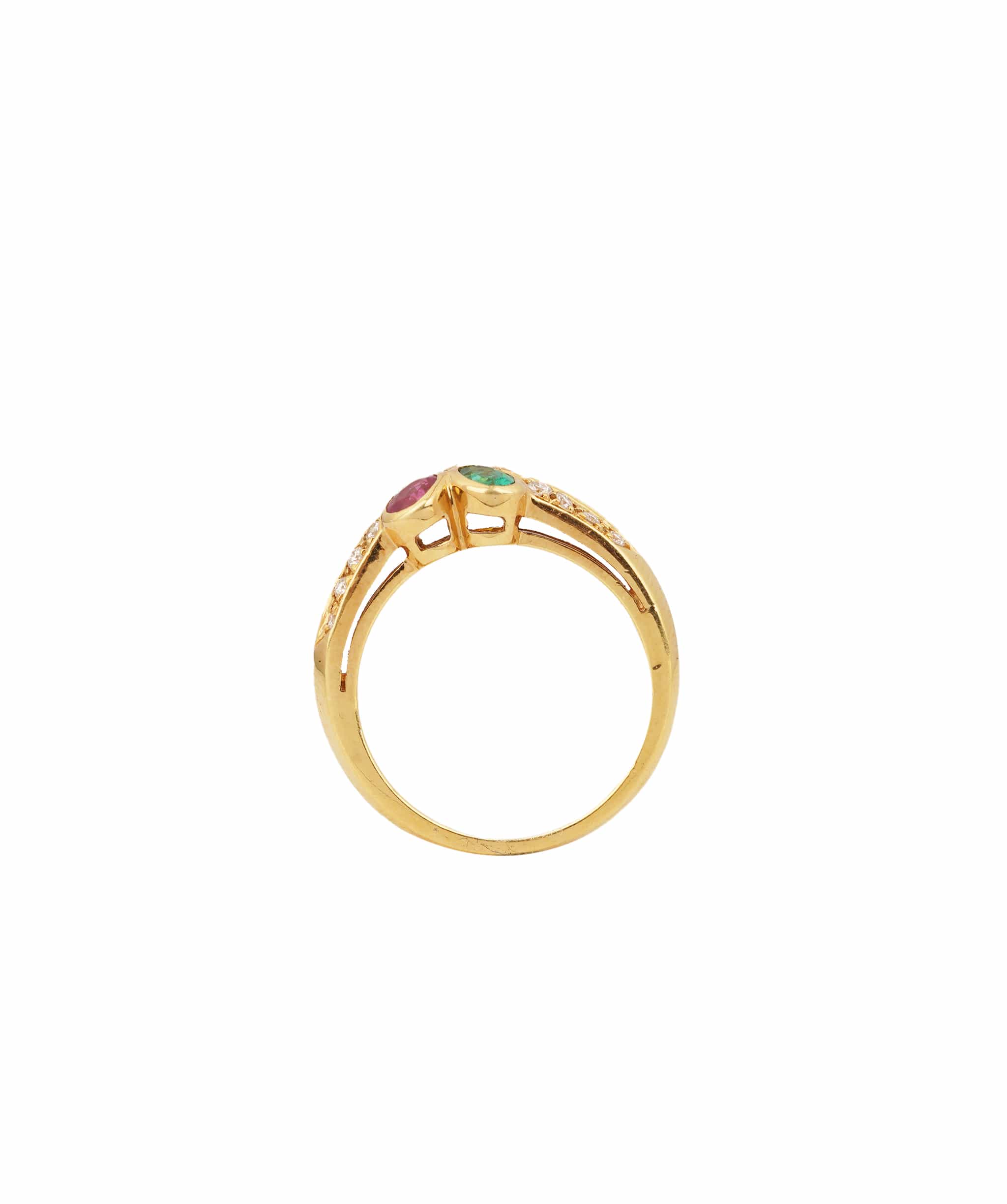 Luxury Promise Diamond and Gem-Set Ring WAHA409