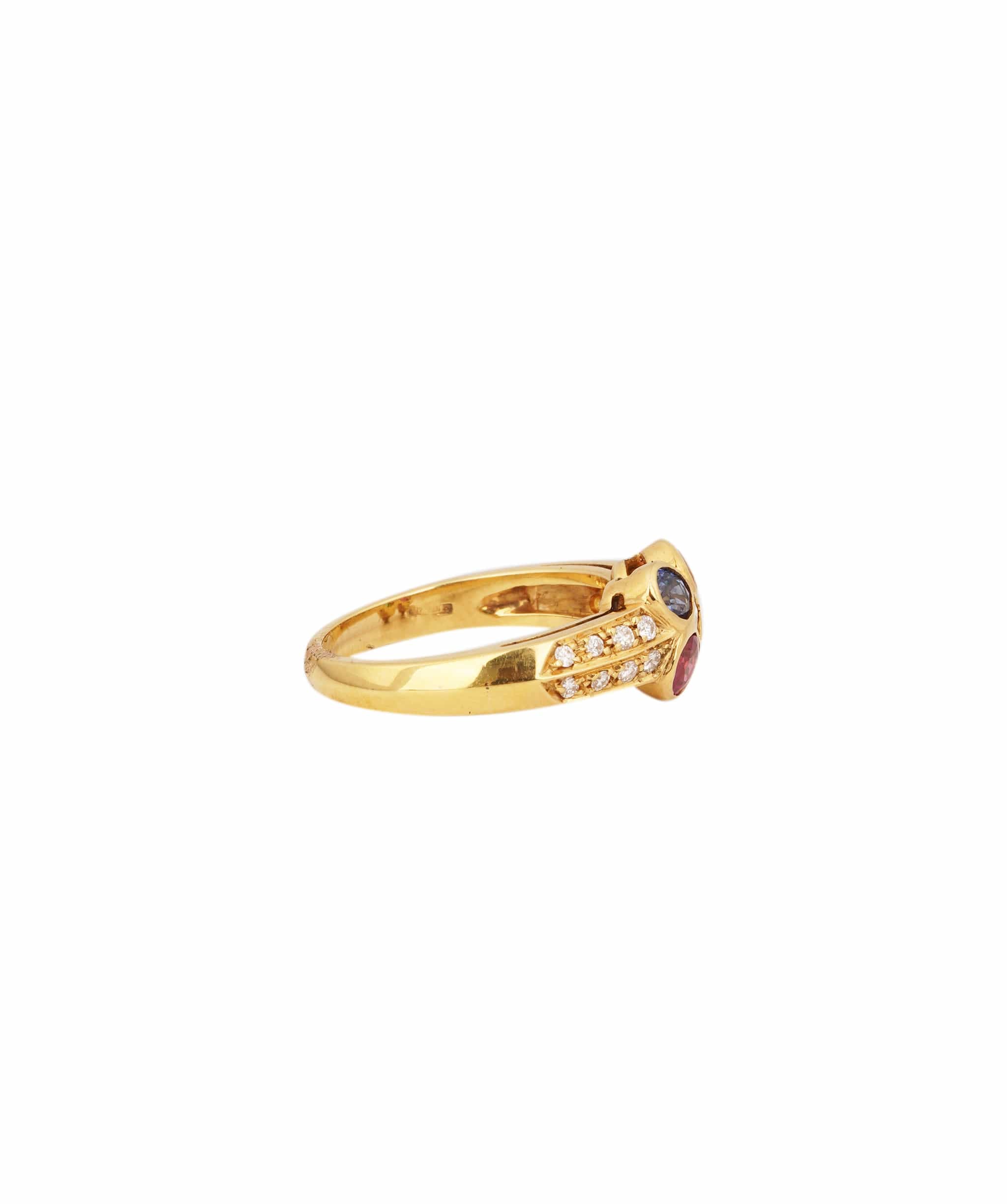Luxury Promise Diamond and Gem-Set Ring WAHA409