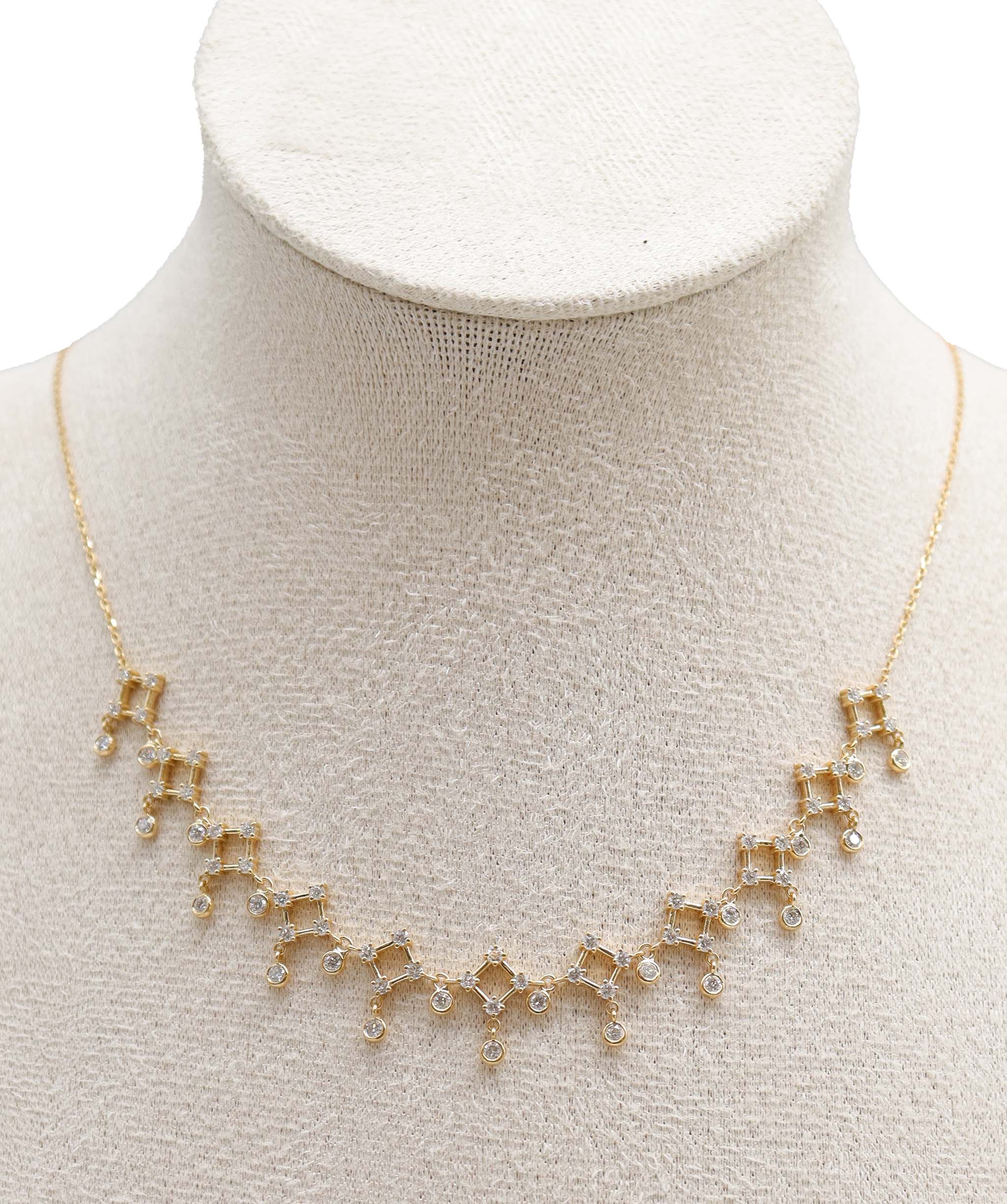 Luxury Promise Diamond Chain Choker Glamour ASC6885