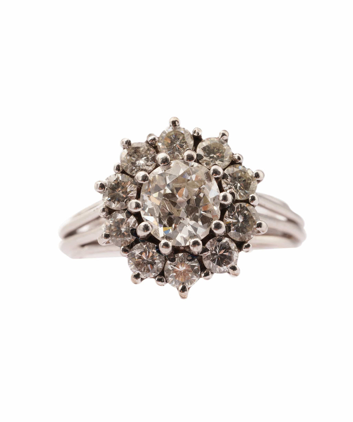Luxury Promise Diamond Cluster Ring WA18557