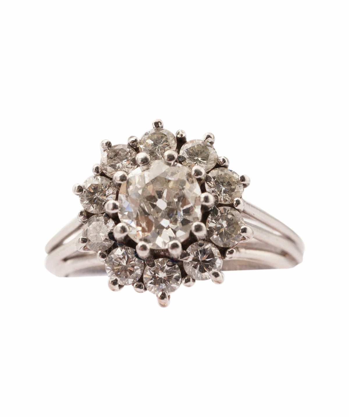 Luxury Promise Diamond Cluster Ring WA18557