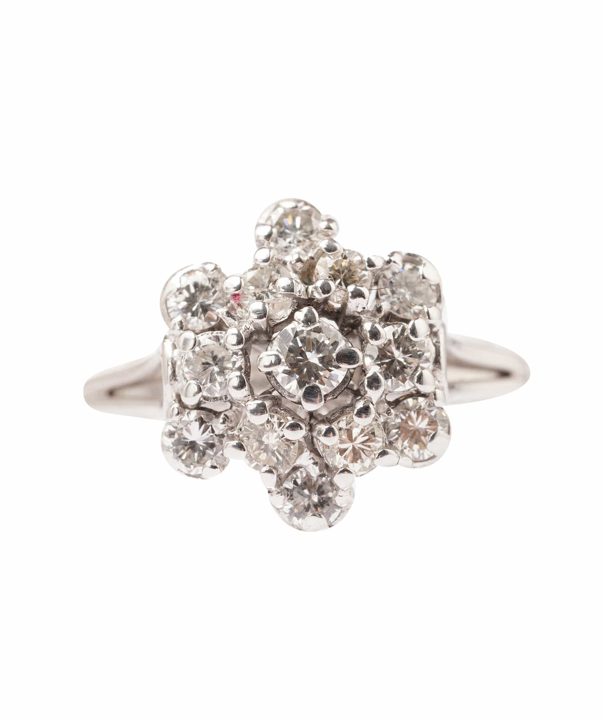 Luxury Promise Diamond Cluster Ring WA90657