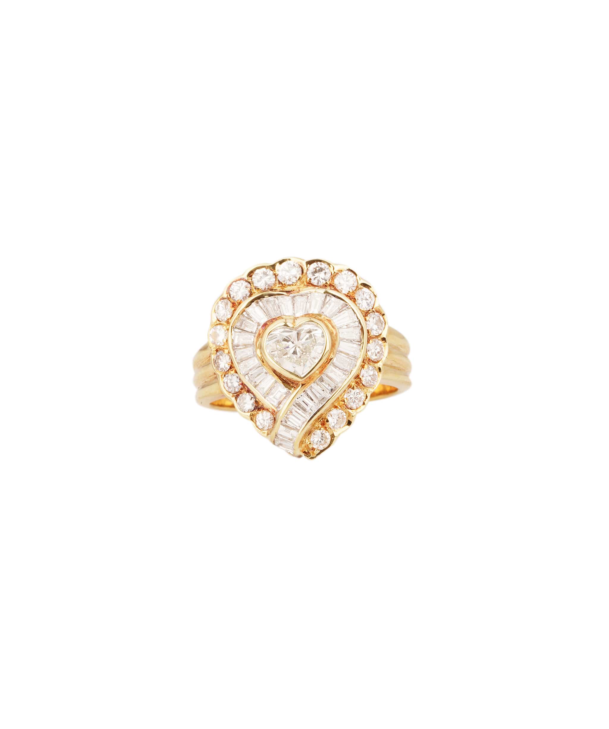 Luxury Promise Diamond Heart Ring WAHA67