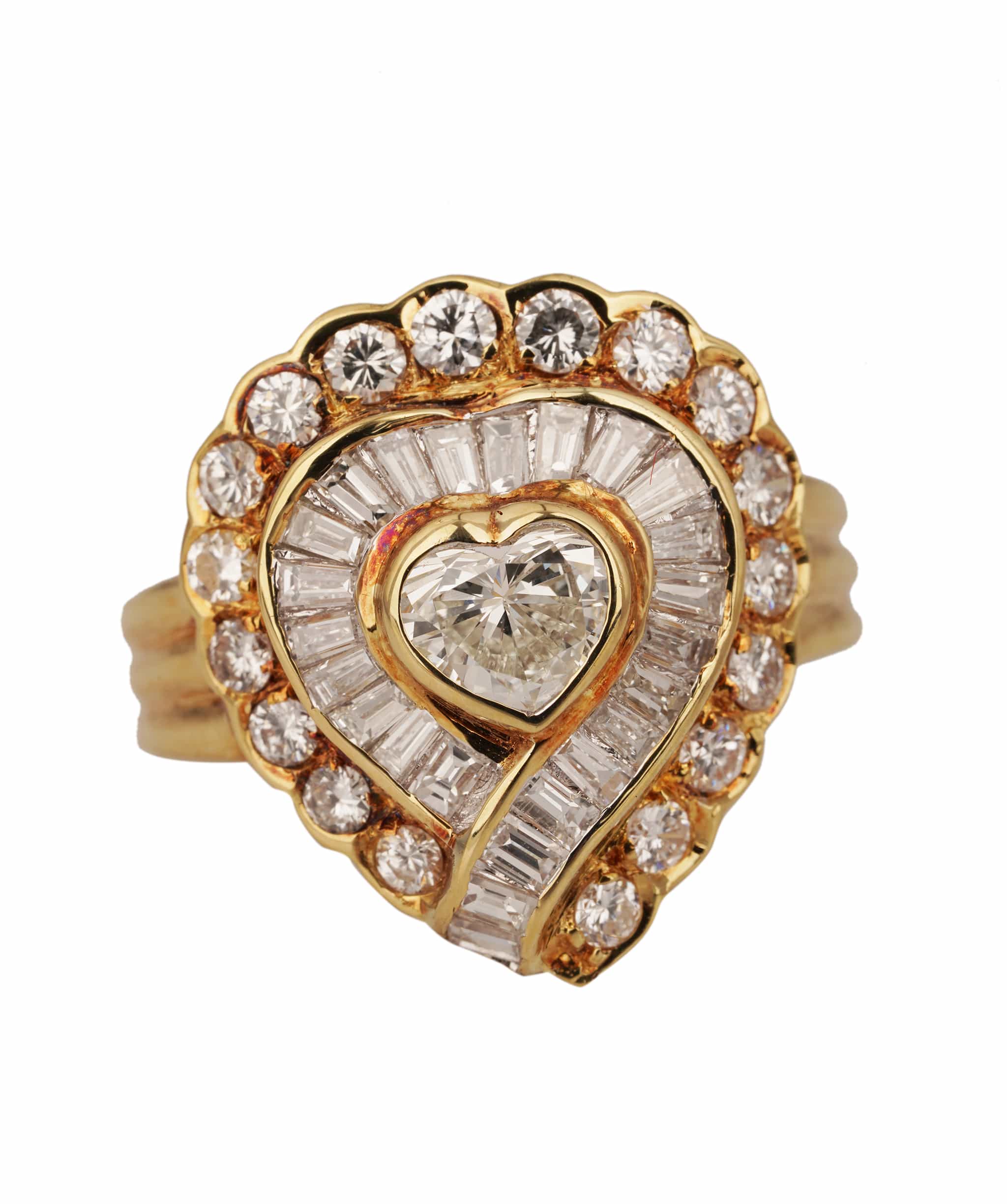 Luxury Promise Diamond Heart Ring WAHA67
