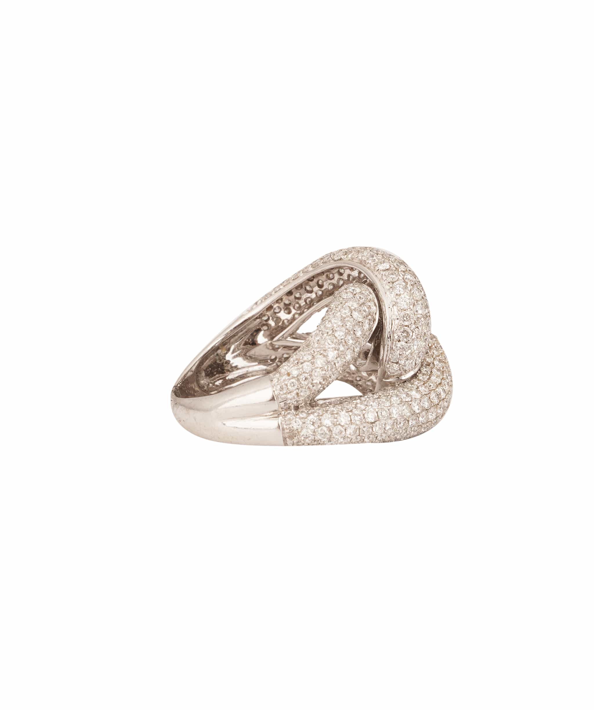 Luxury Promise Diamond Knot Ring WA90675