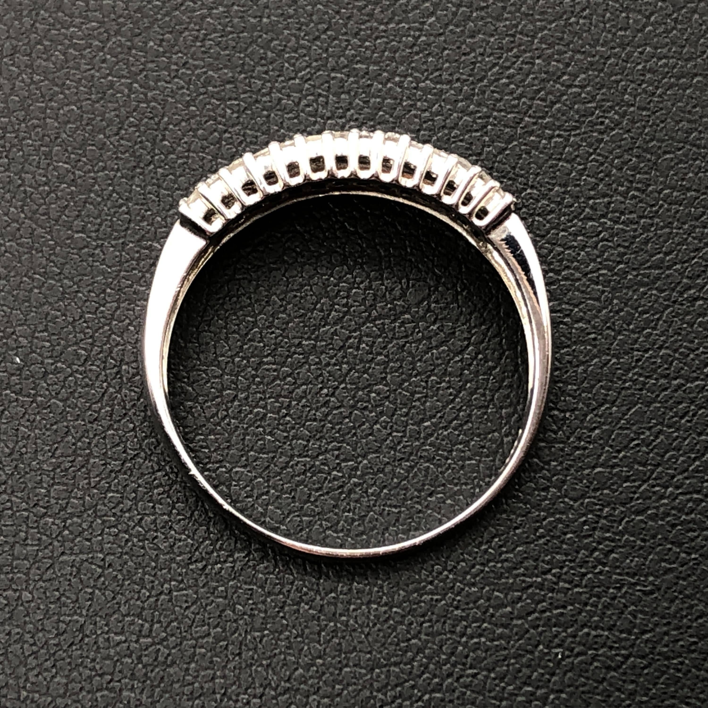 Luxury Promise Diamond Ring, D(0.50ct), PT900, 3.2g, US Size 8 ALC3348