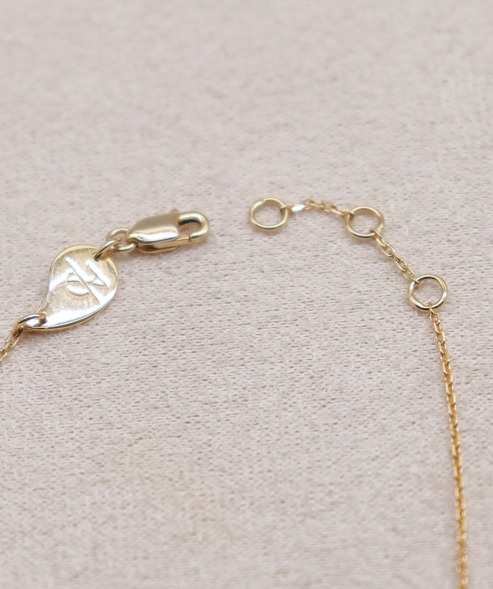 Luxury Promise Diamond Stone Bracelet Ophelia 18k Gold ASC6879