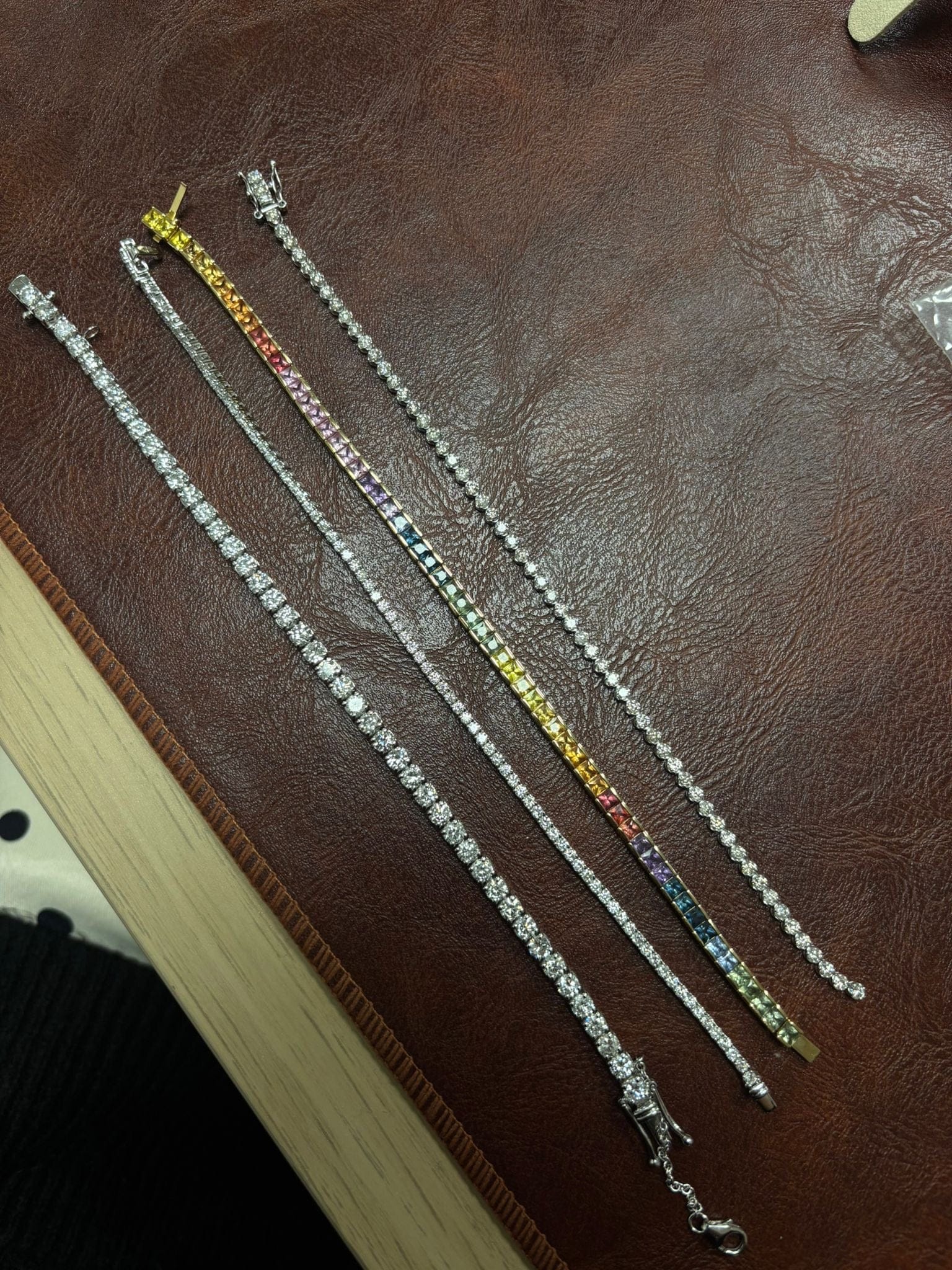 Luxury Promise Diamond Tennis Bracelet 3.00cts PT950/YG 18K BPT3059