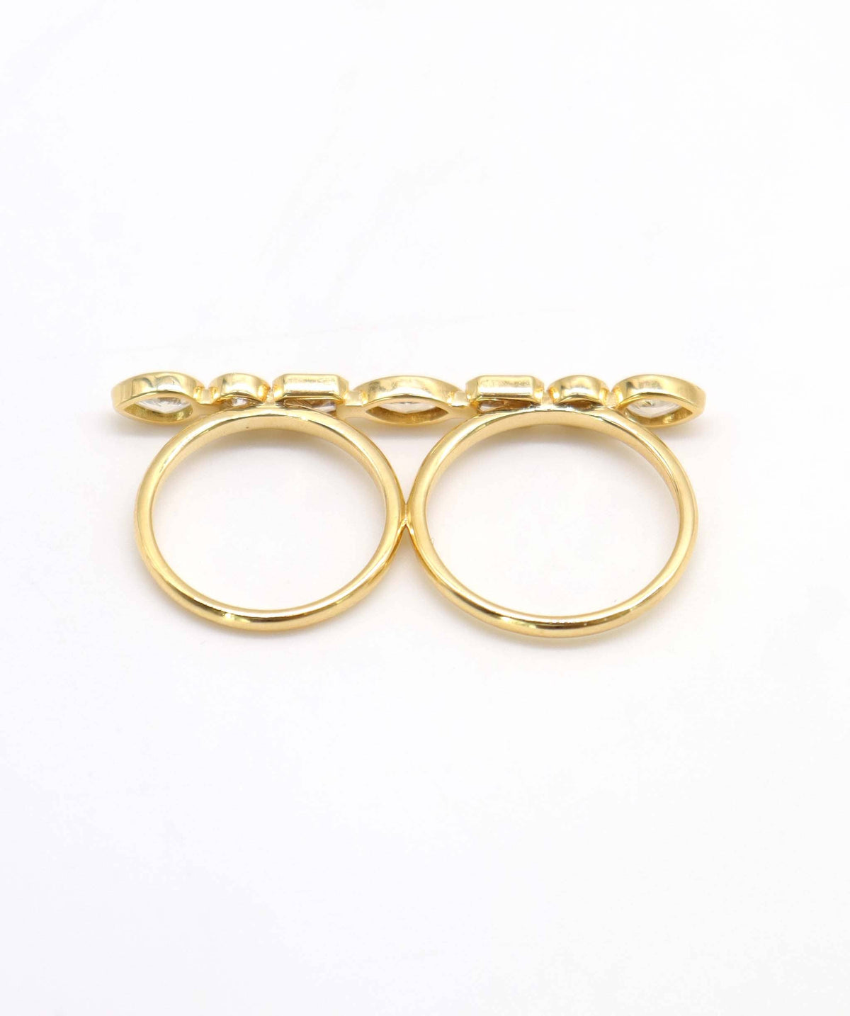 Luxury Promise Double Ring Diamonds DXBS6659