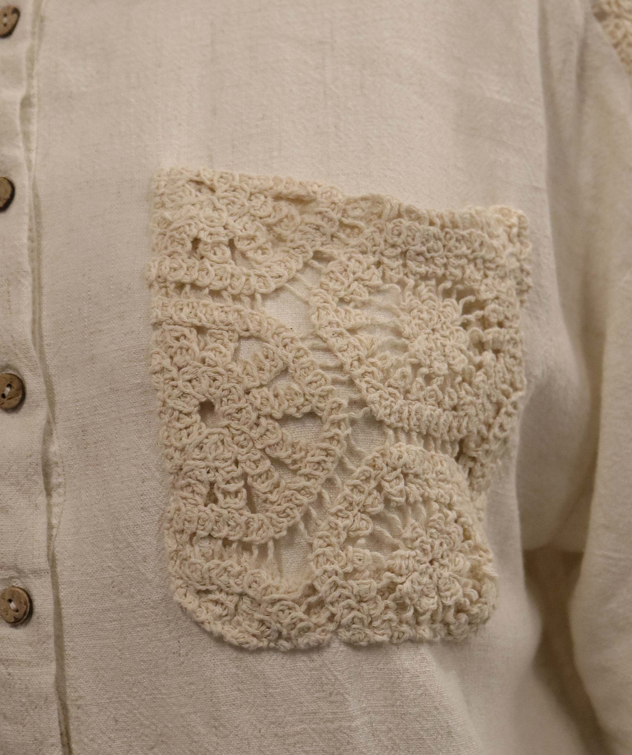 Luxury Promise Ecru Crochet Luxe Ensemble Medium size DXBCS0734