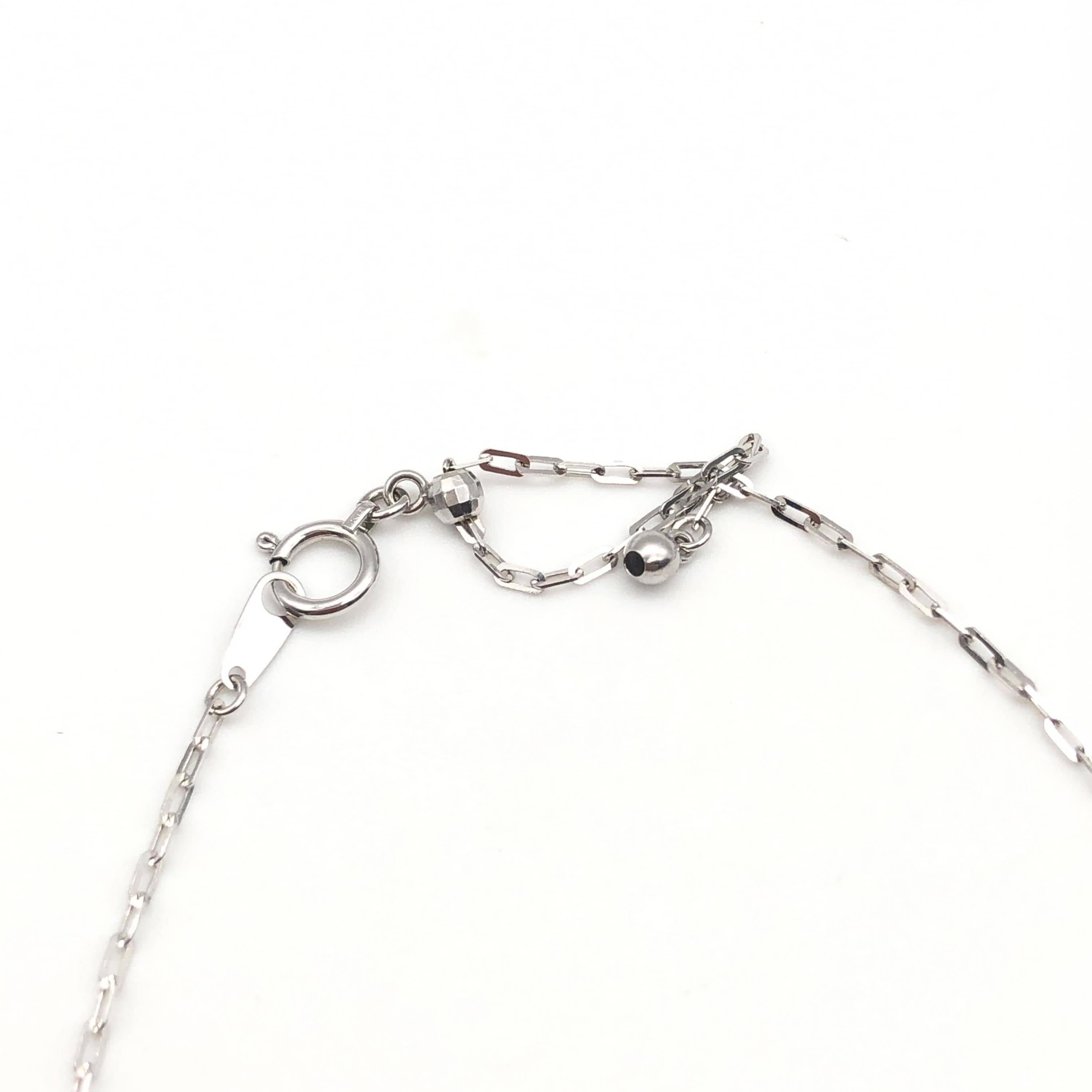 Luxury Promise Elephant Diamond Necklace, D (0.10ct), K18WG, 42cm ALC3328