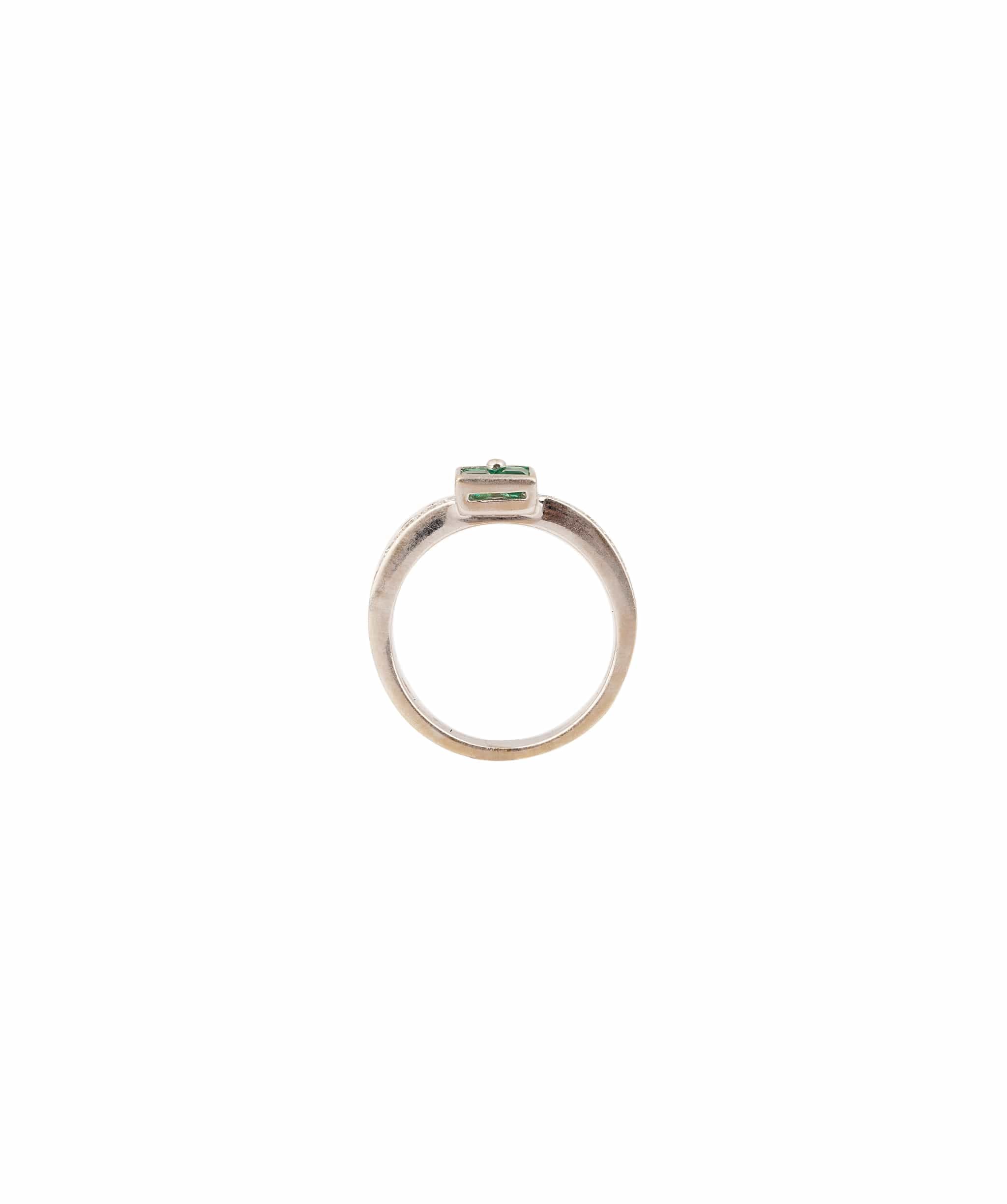 Luxury Promise Emerald and Diamond Ring WA25130