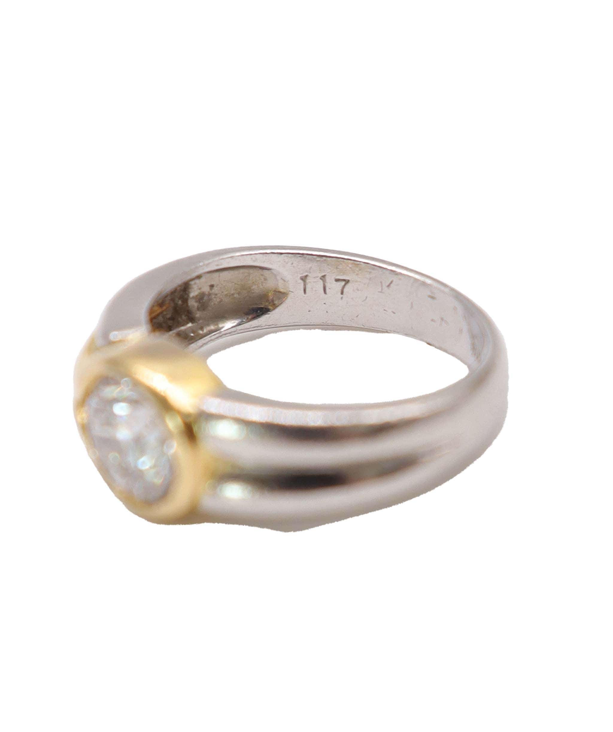 Luxury Promise EU 50 Diamond ring Gold and Silver DXBS4549