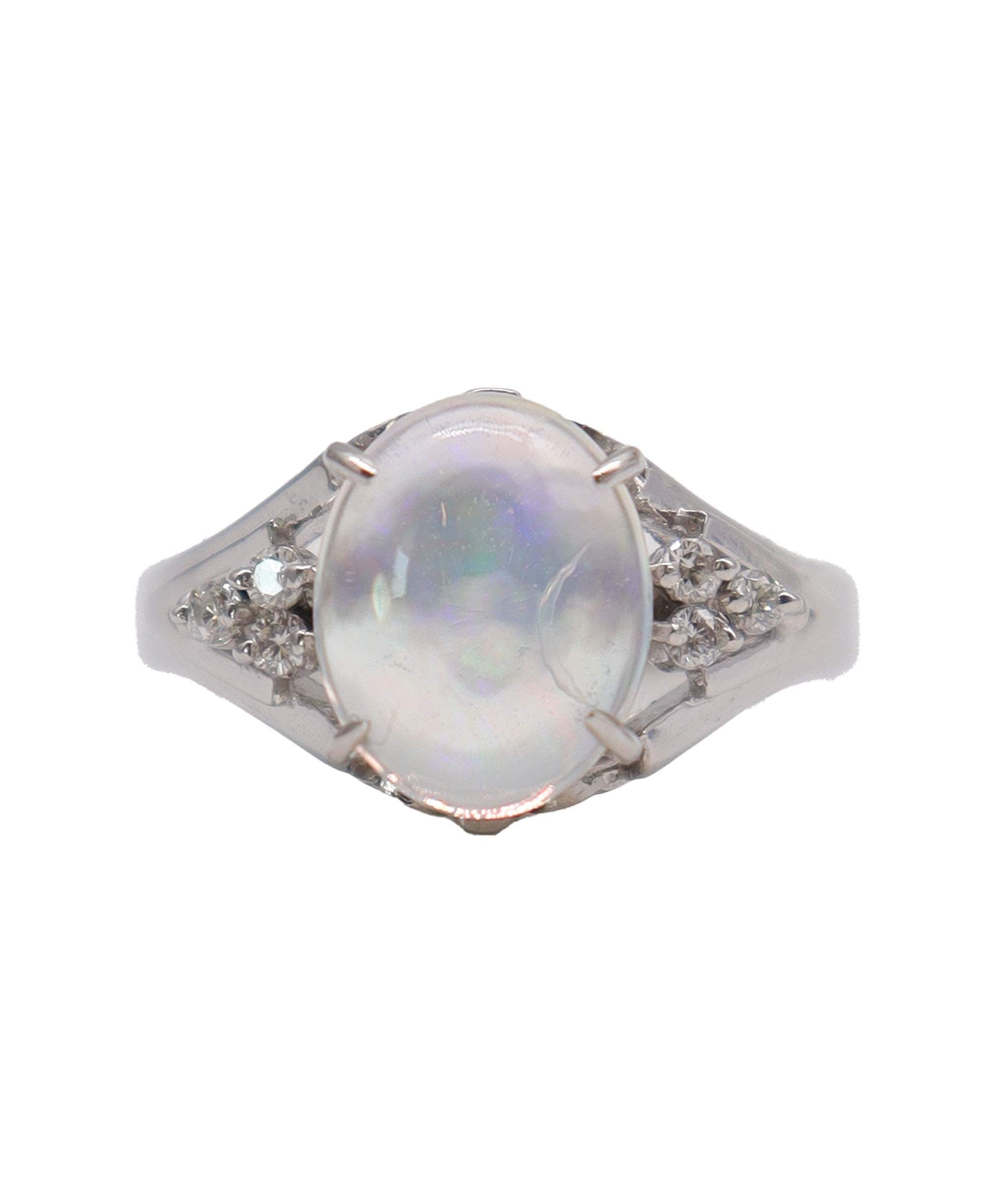 Luxury Promise EU 53 Opal/diamond ring DXBS4572