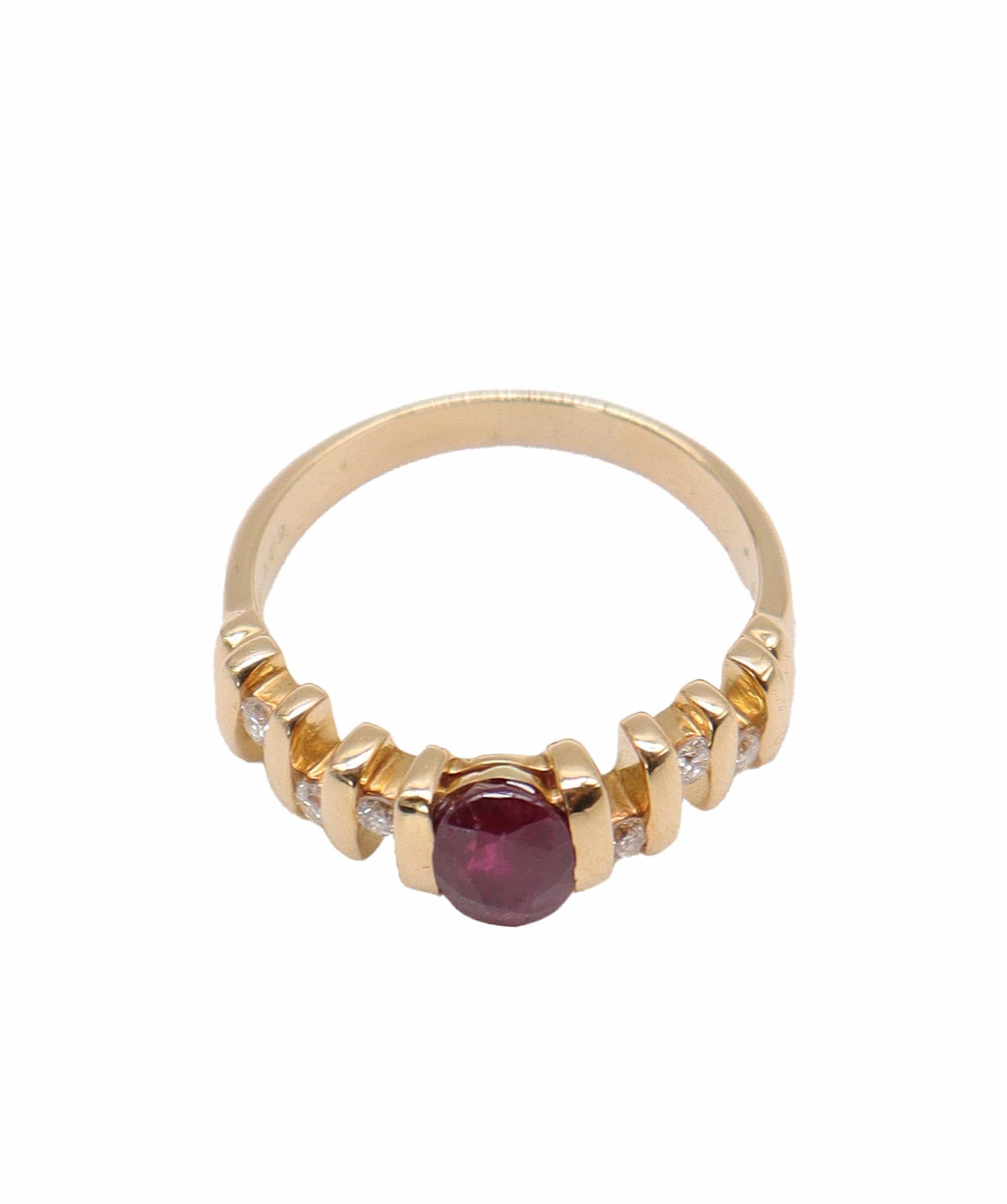 Luxury Promise EU 56/Ruby/ Diamonnd eternity band ring DXBS4556