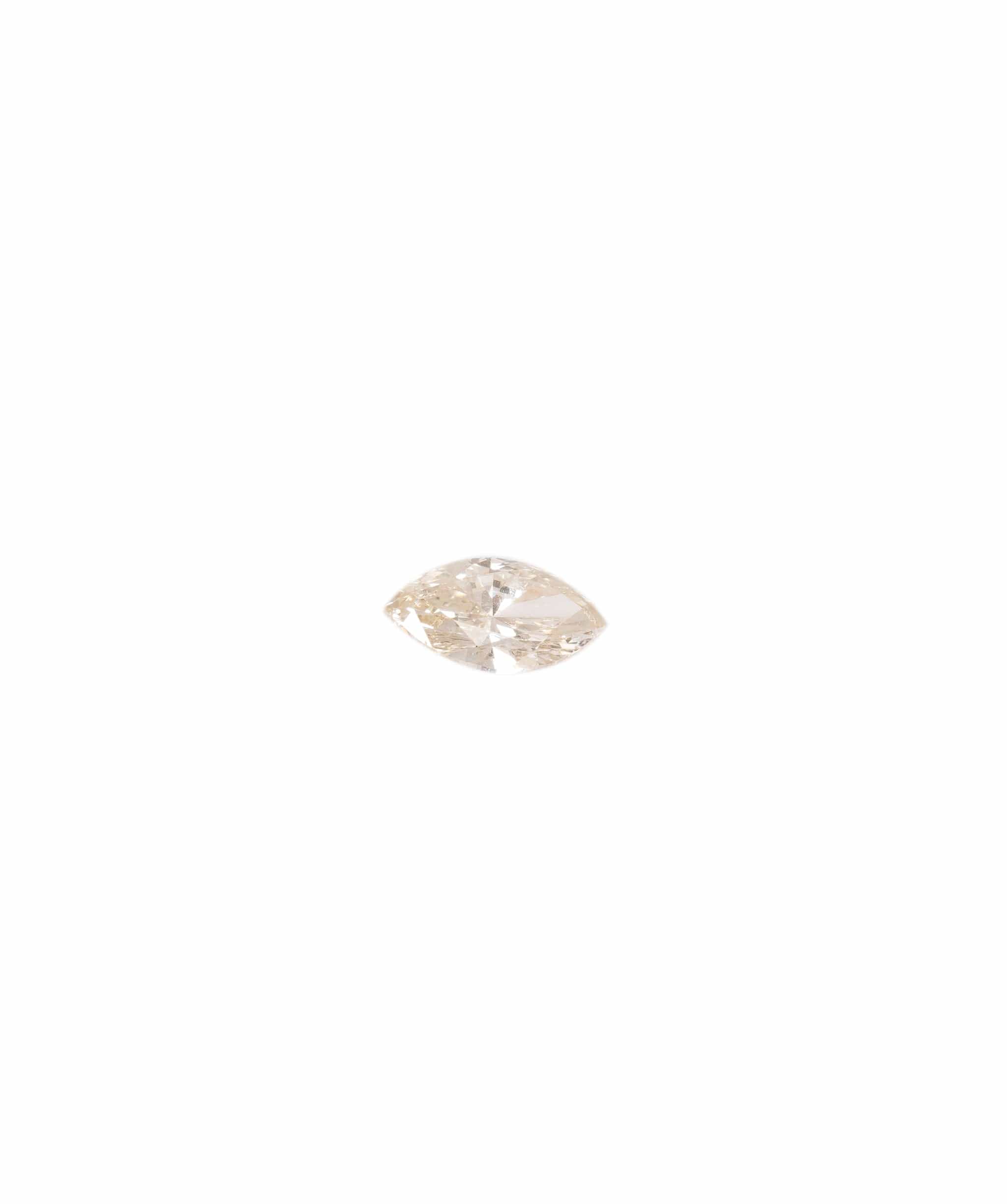 Luxury Promise Fancy Champagne 0.25crt Marquise Diamond ANL0080