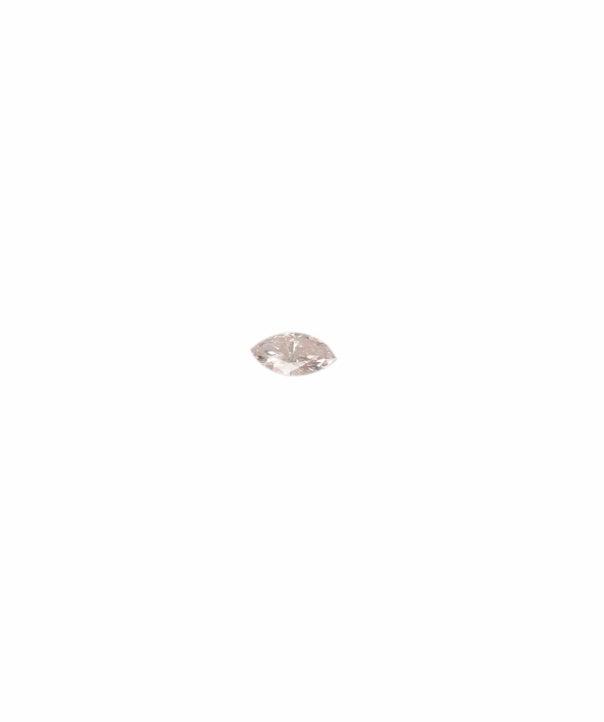 Luxury Promise Fancy Champagne 0.2crt Marquise Diamond ANL0070