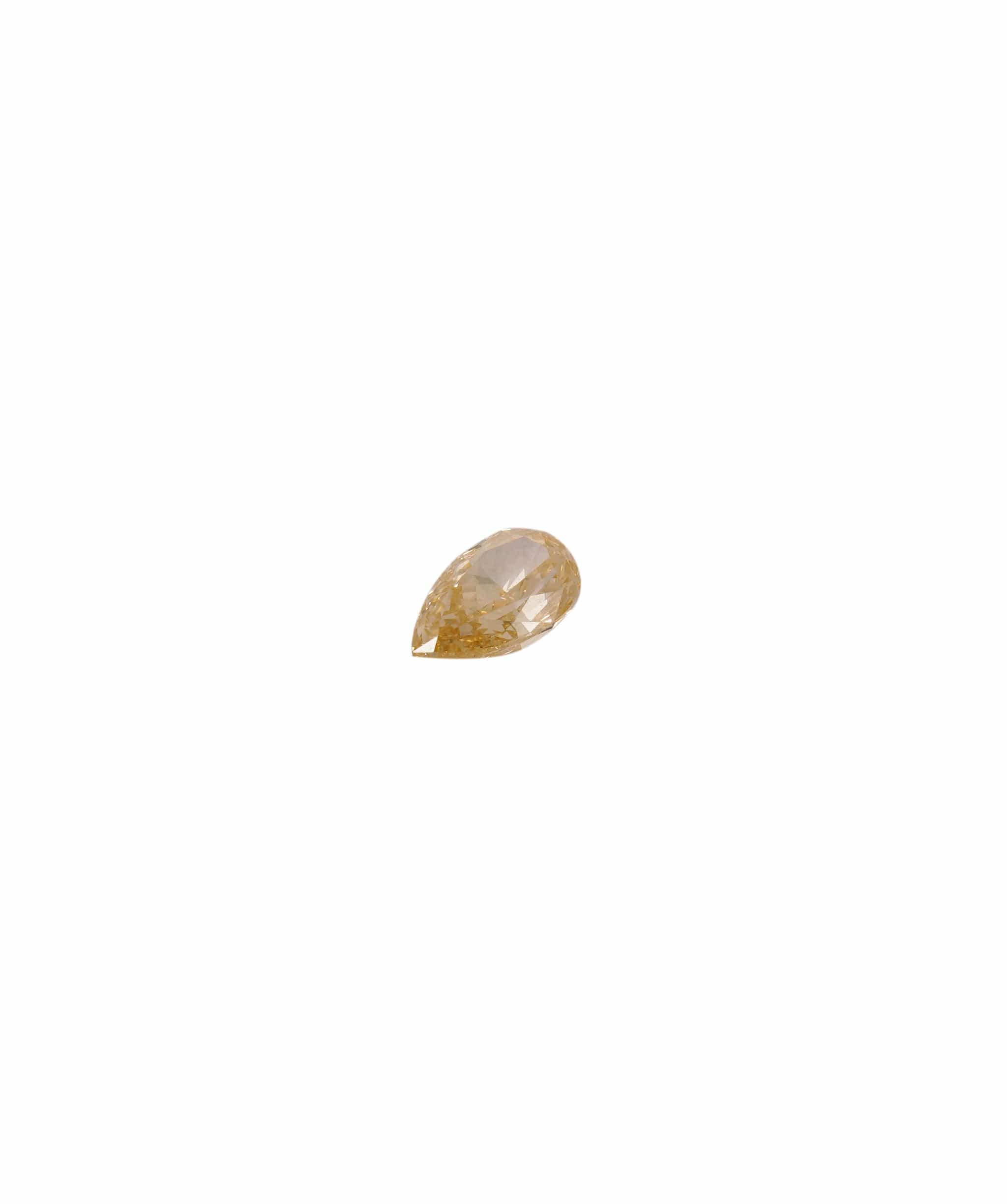 Luxury Promise Fancy Yellow 0.31crt Pear Diamond ANC1372