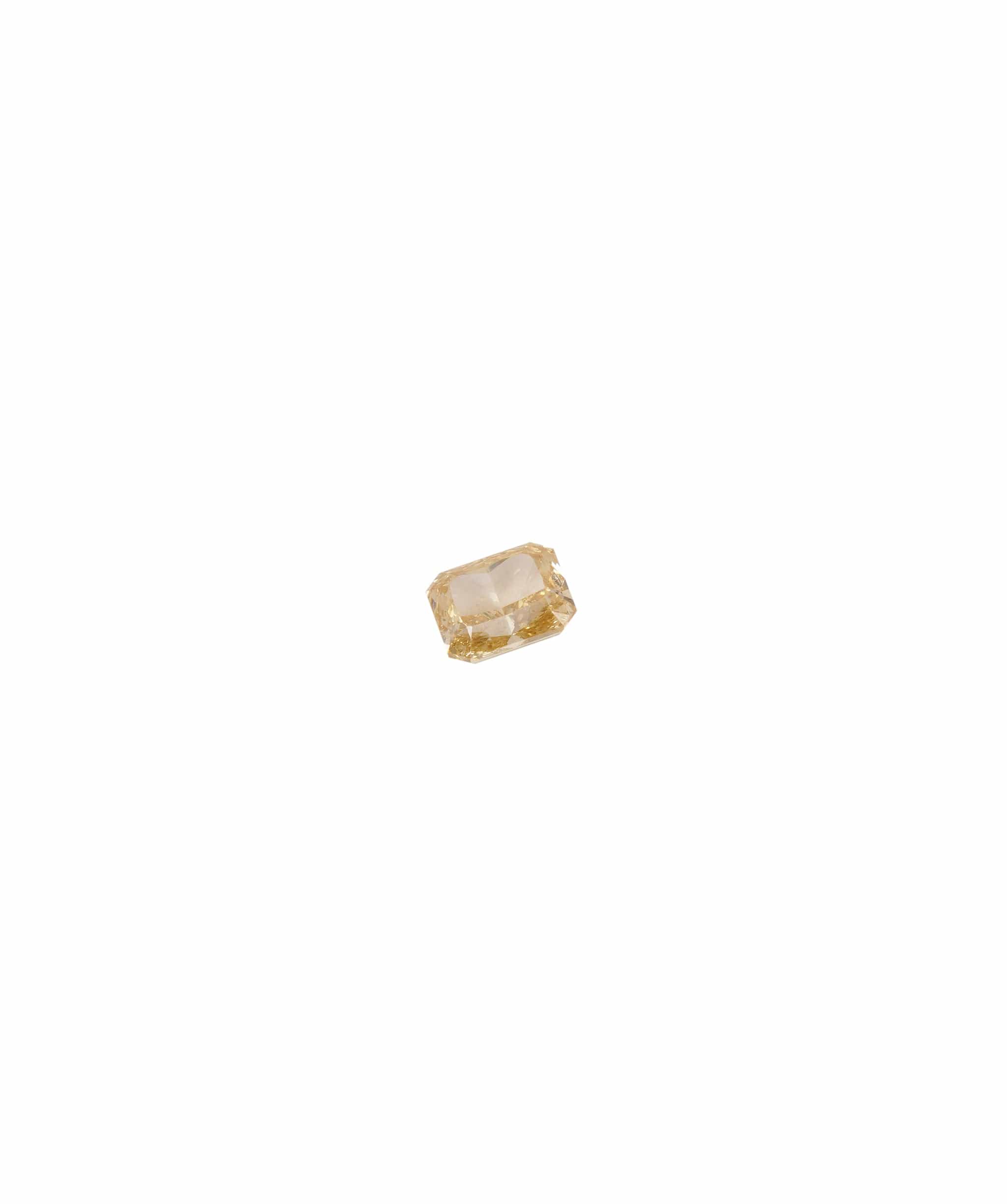 Luxury Promise Fancy Yellow 0.32crt Cushion Diamond ANC1327
