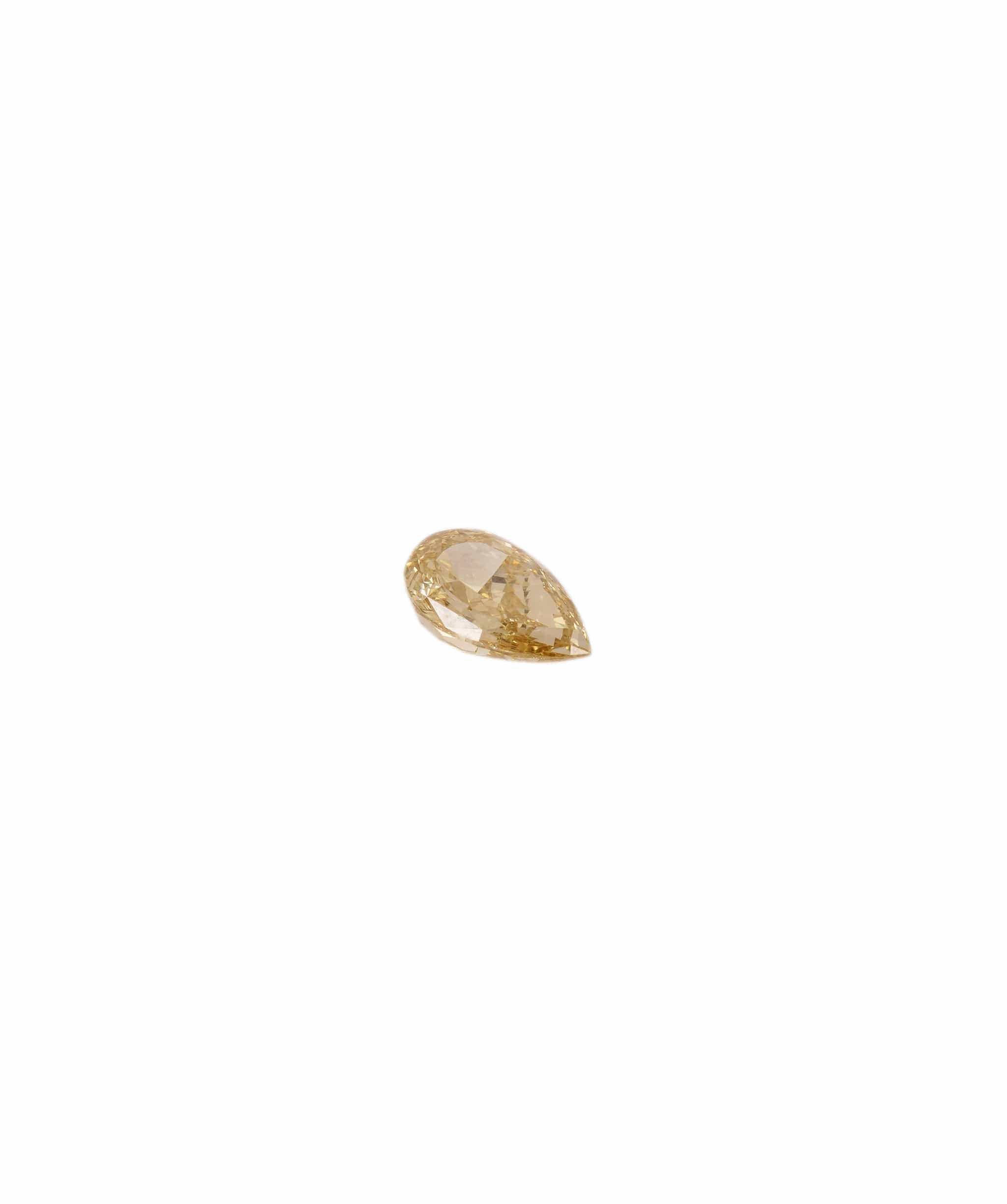 Luxury Promise Fancy Yellow 0.34crt Pear Diamond ANC1388