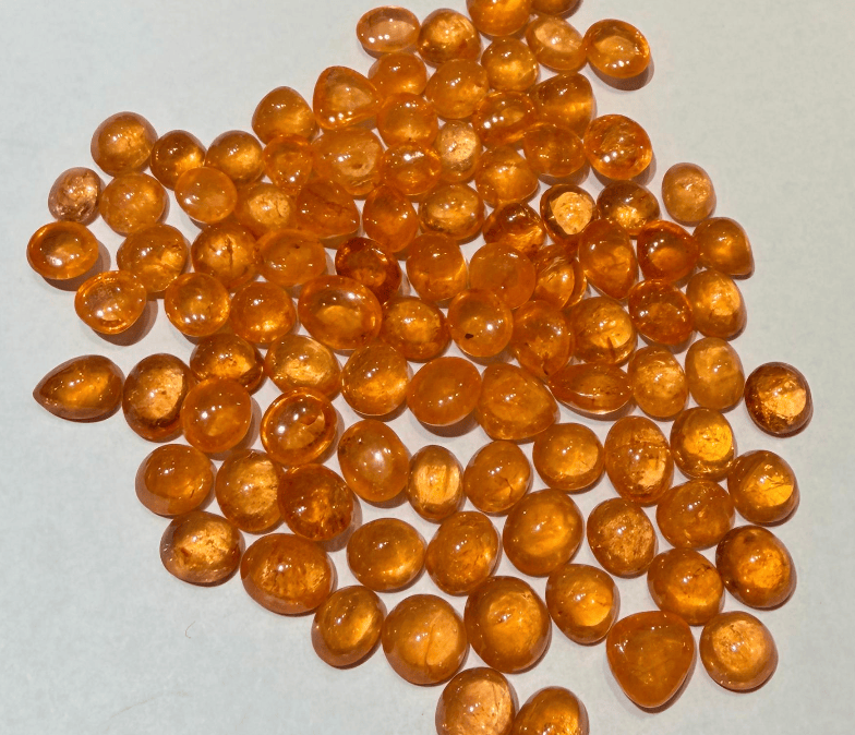 Luxury Promise Fanta Garnet (mandarin spessartite garnet). (price per 1 stone) get one free DXBCS3919