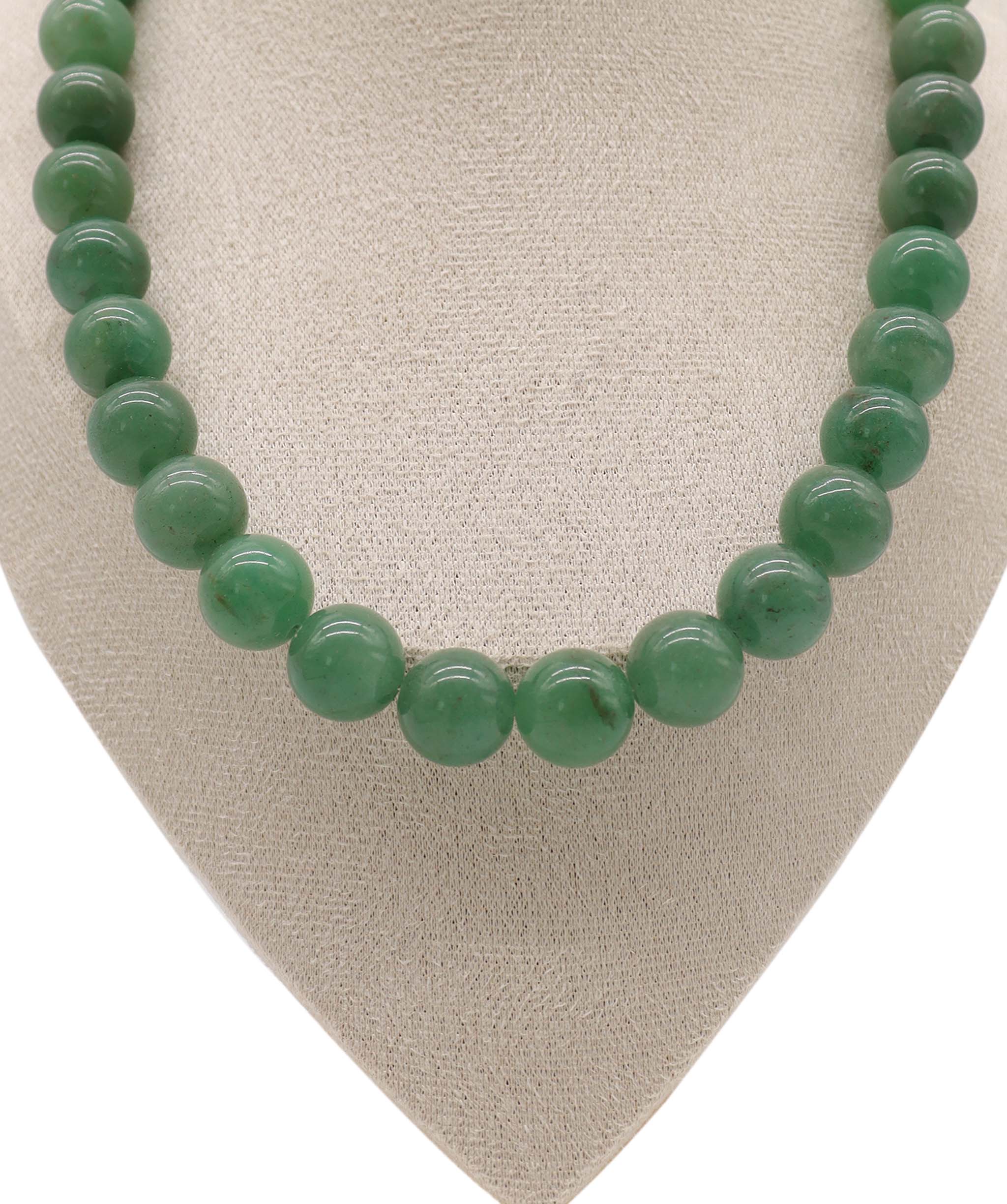 Luxury Promise GIFT # 61918 Aventurine Necklace 46cm d12mm RDC0824