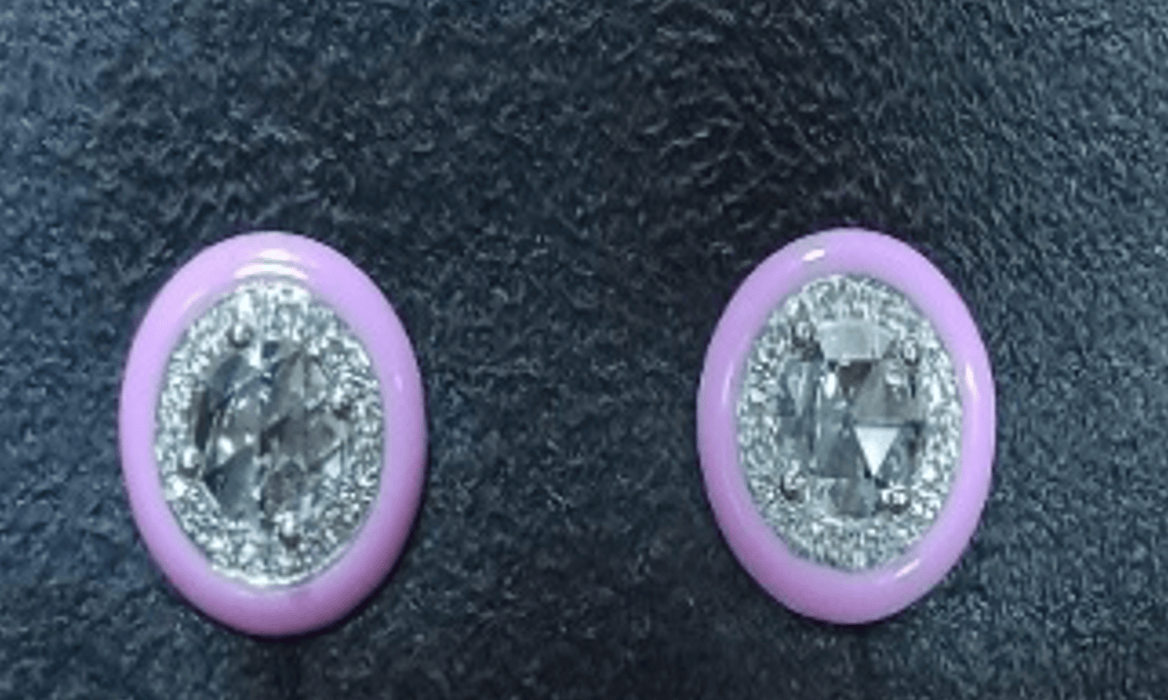 Luxury Promise Gold and Diamond Earring 4.66g (Gold: 4.45g, Dia: 1.05ct) ER-K04K