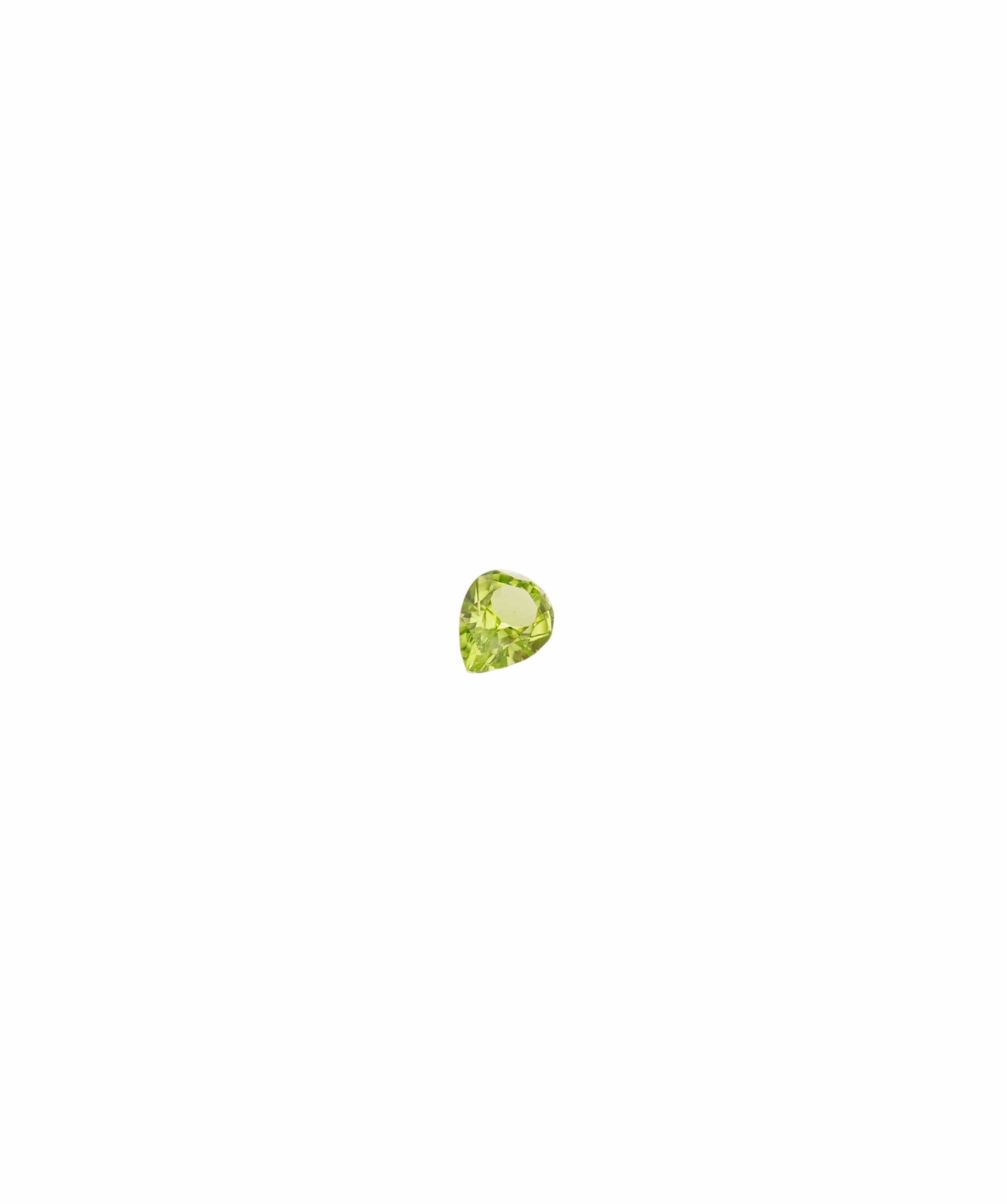 Luxury Promise Green Peridot PERI 17 Pear 4.2CT DBXL0007