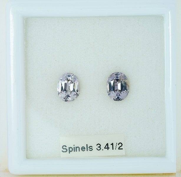 Luxury Promise Grey Spinels 3.41 ct / 2 pcs 17667