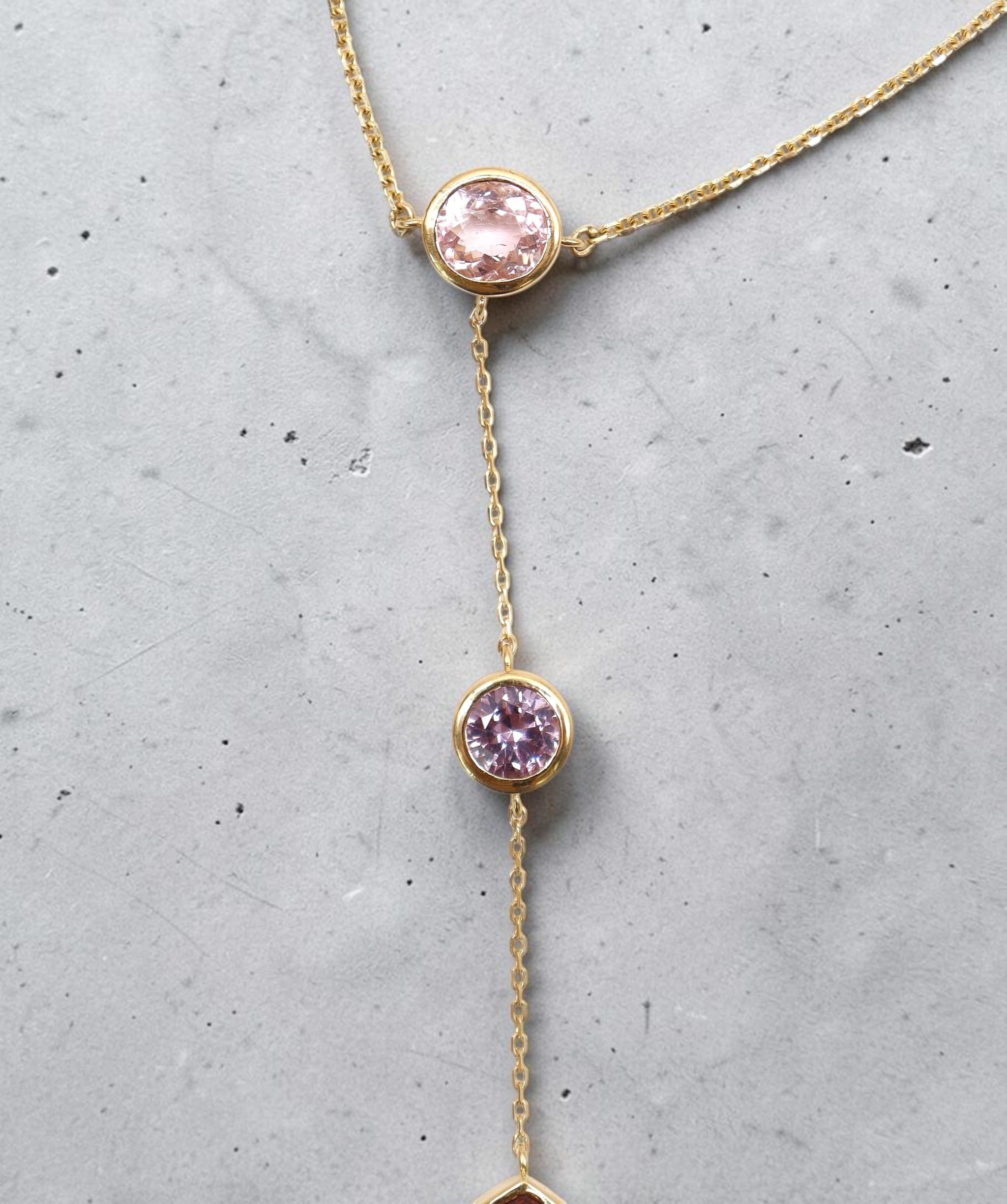 Luxury Promise Handchain Spinel Tourmaline malaya Garnet DXBS6642