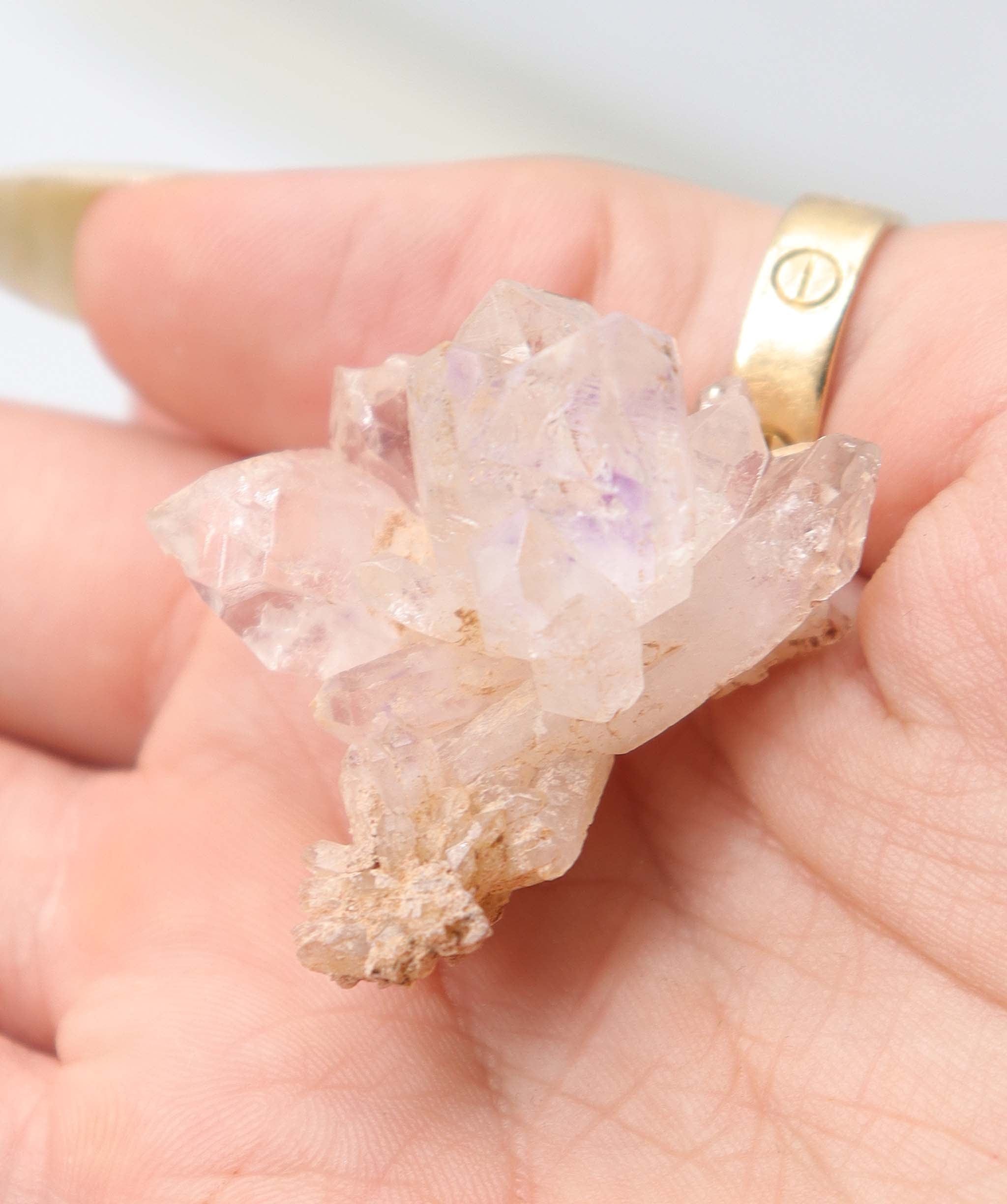 Luxury Promise Healing Crystal Amethyst Quartz from Namibia RDC0185