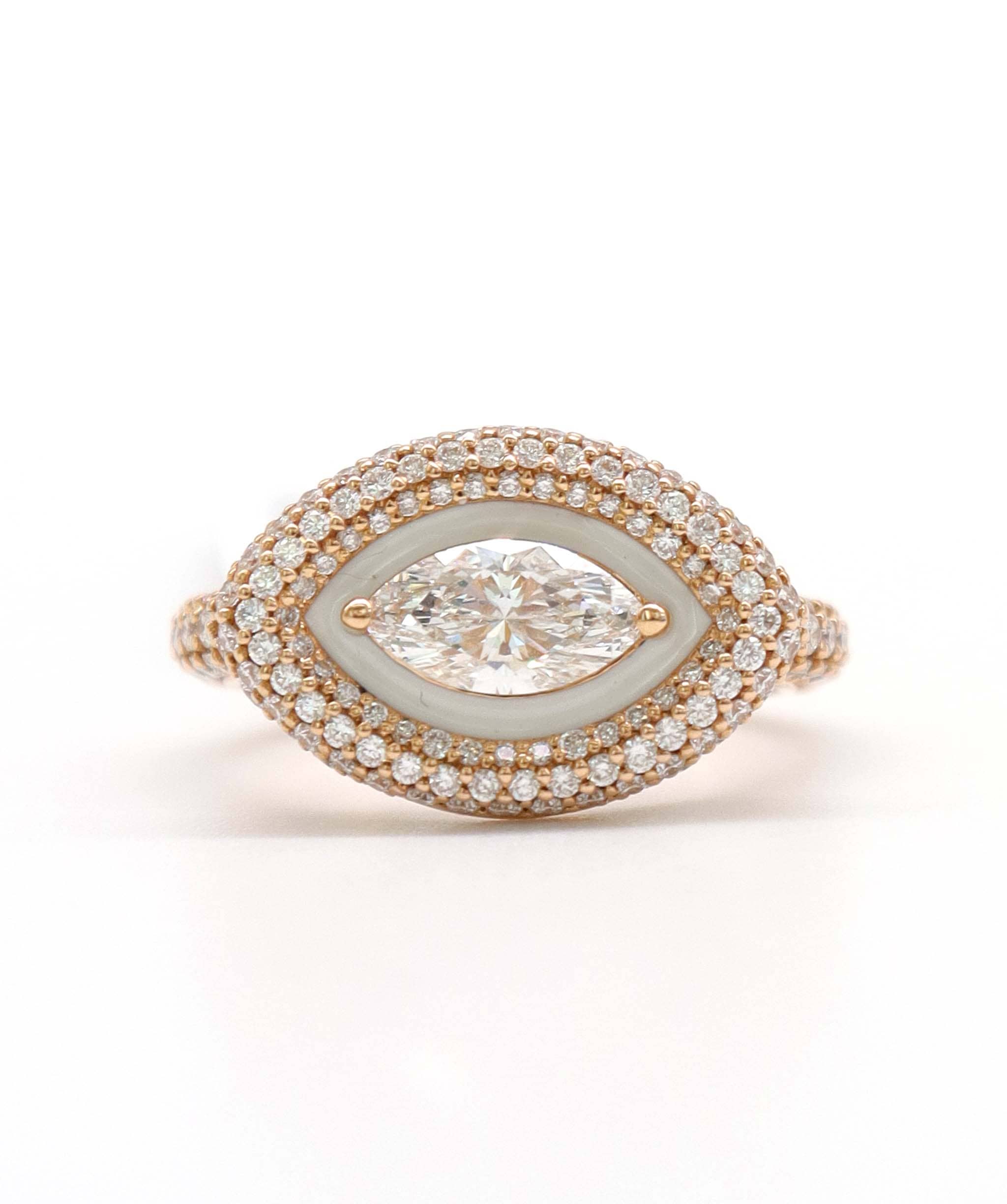 Luxury Promise KAMYEN 1.24CT MARQUISE EYE RING Ring R-AC90K
