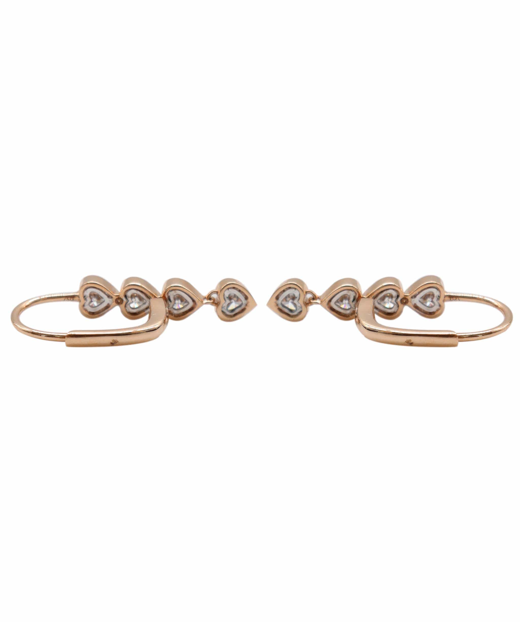Luxury Promise KAMYEN 1.32CT HEART DIAMOND EARRING Earring ER-K31K