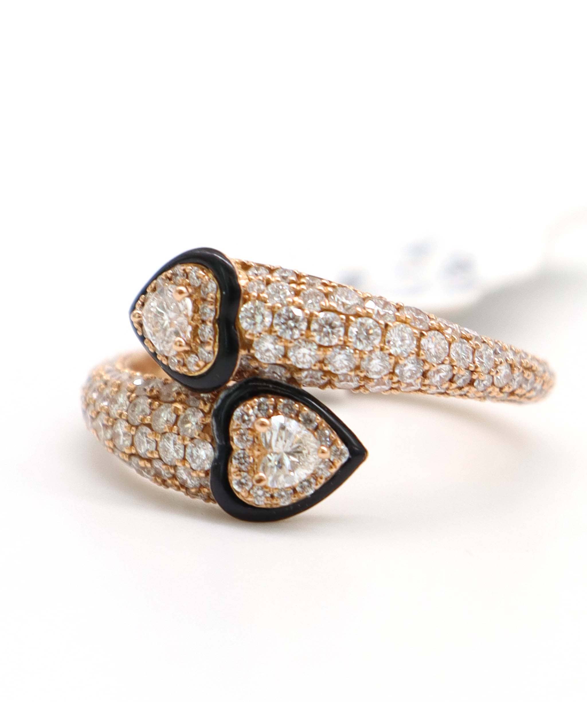 Luxury Promise KAMYEN 1.45CT HEART AND ROUND DIAMOND RING Ring R-AA29K