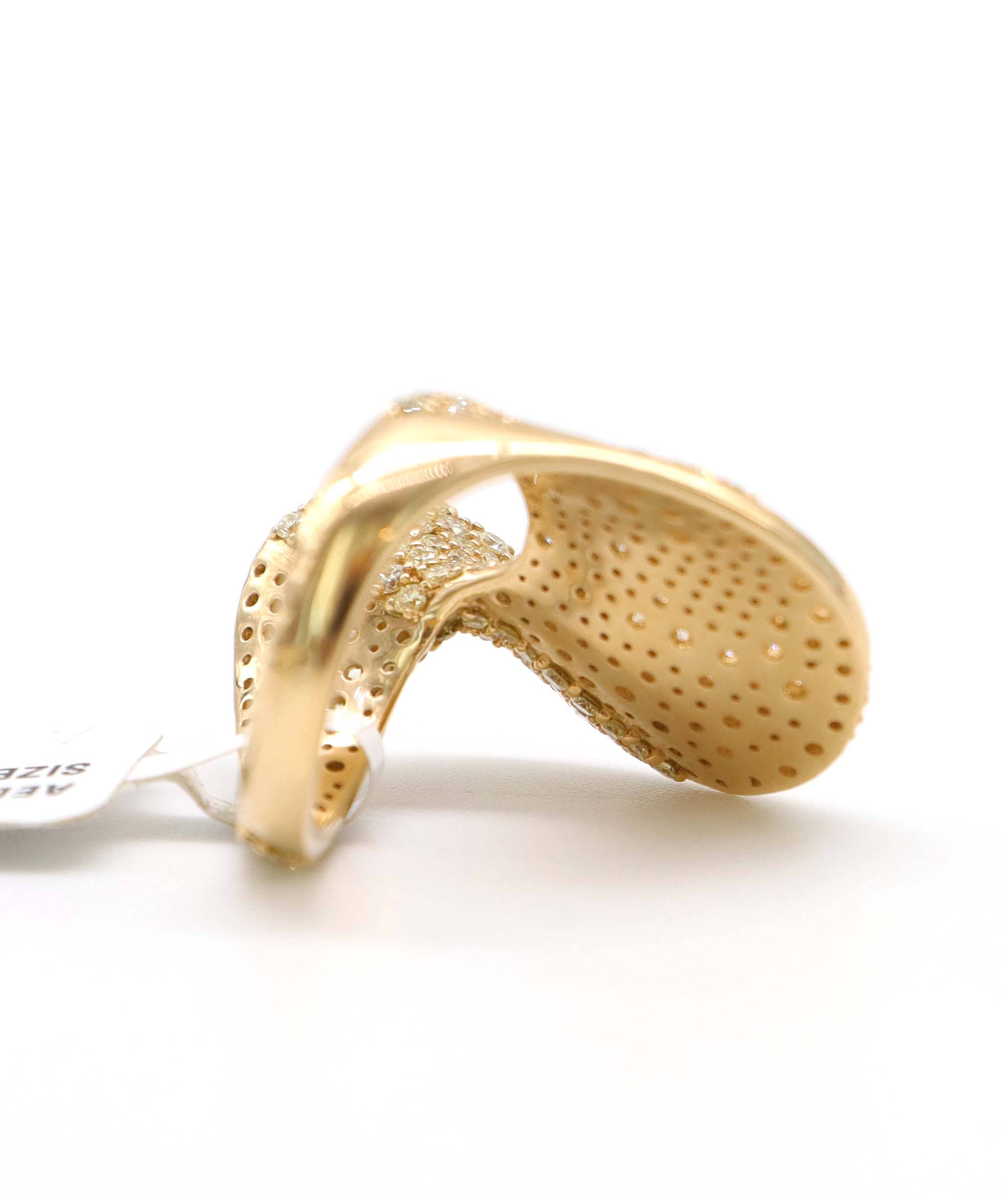 Luxury Promise KAMYEN 2.64CT YELLOW ROUND DIAMOND RING Ring R-AA40G