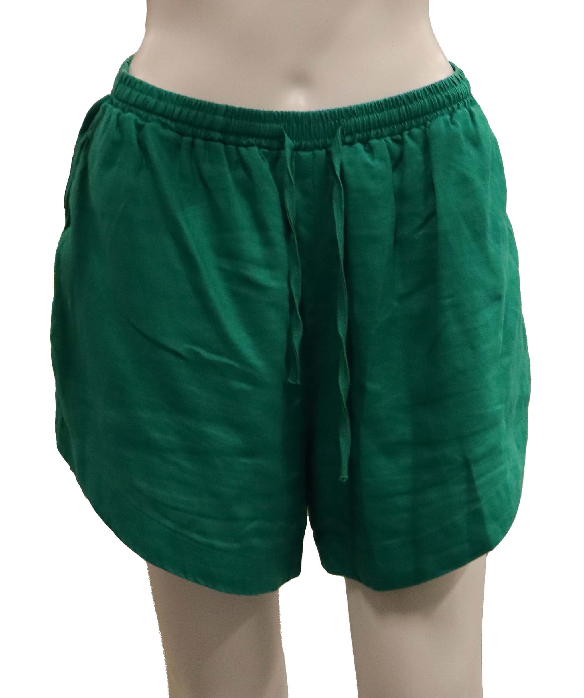 Luxury Promise L'UST LABEL Refined Emerald Green Shirt & Shorts Medium size DXBCS0731