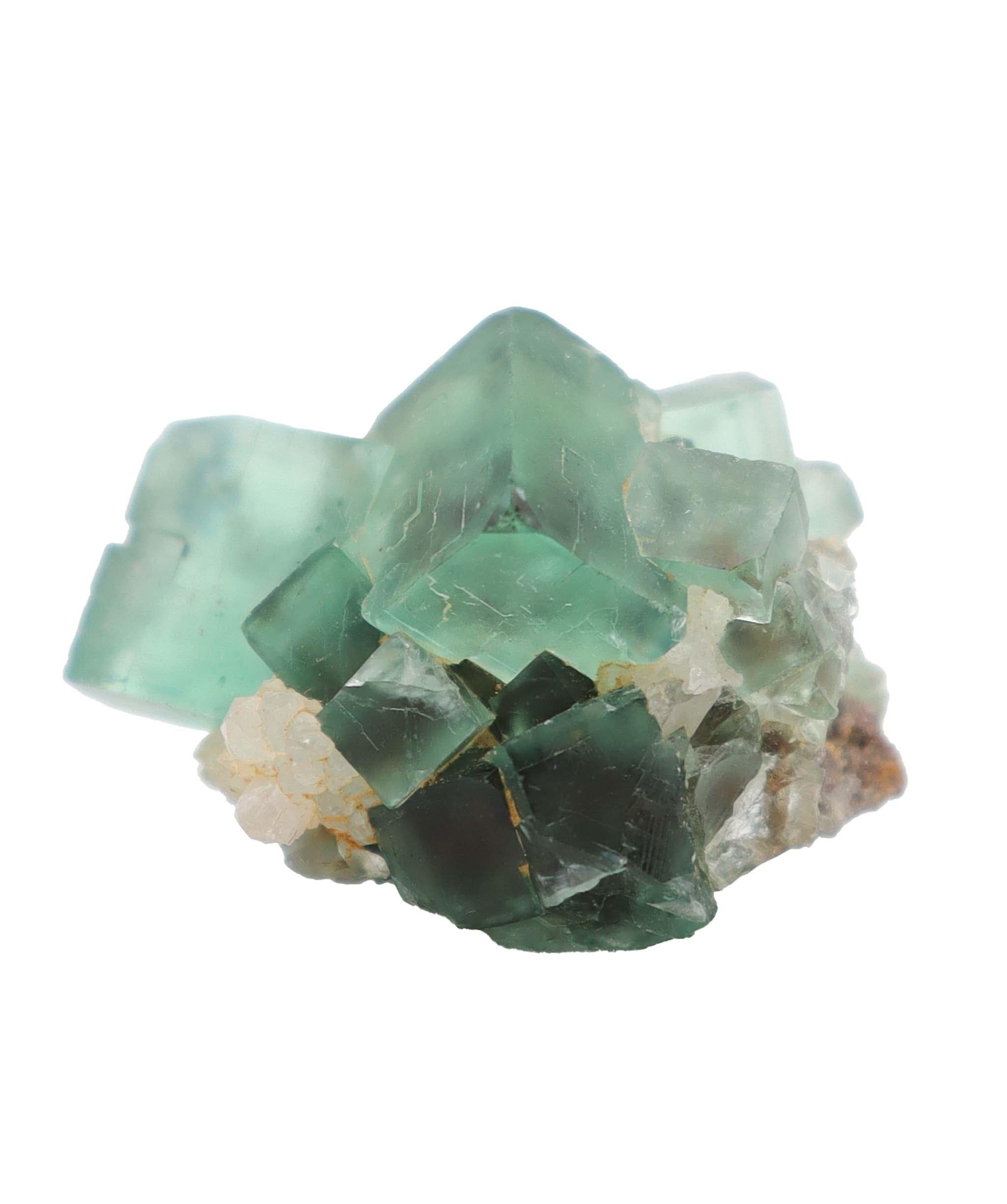 Luxury Promise Neon Lagoon Fluorite Crystal from Namibia Mini (strong fluorescence) RDC0190