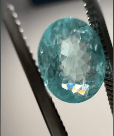 Luxury Promise Neon Paraiba Oval DXBCD0343